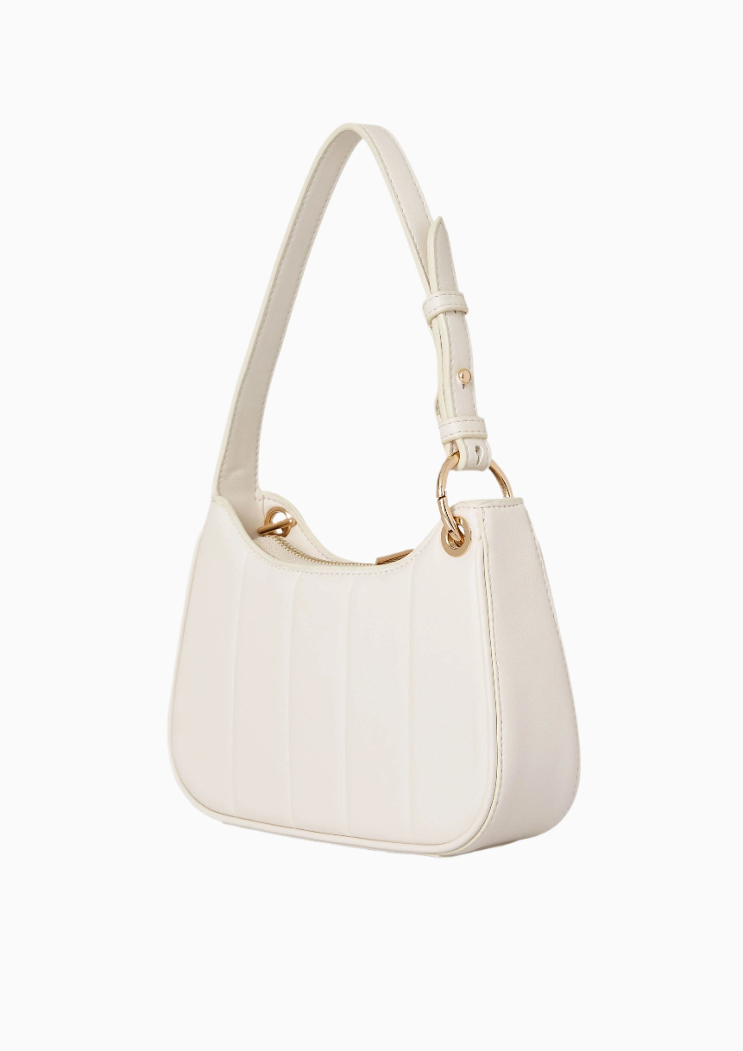 Patti Saddle Crossbody Bag Ivory