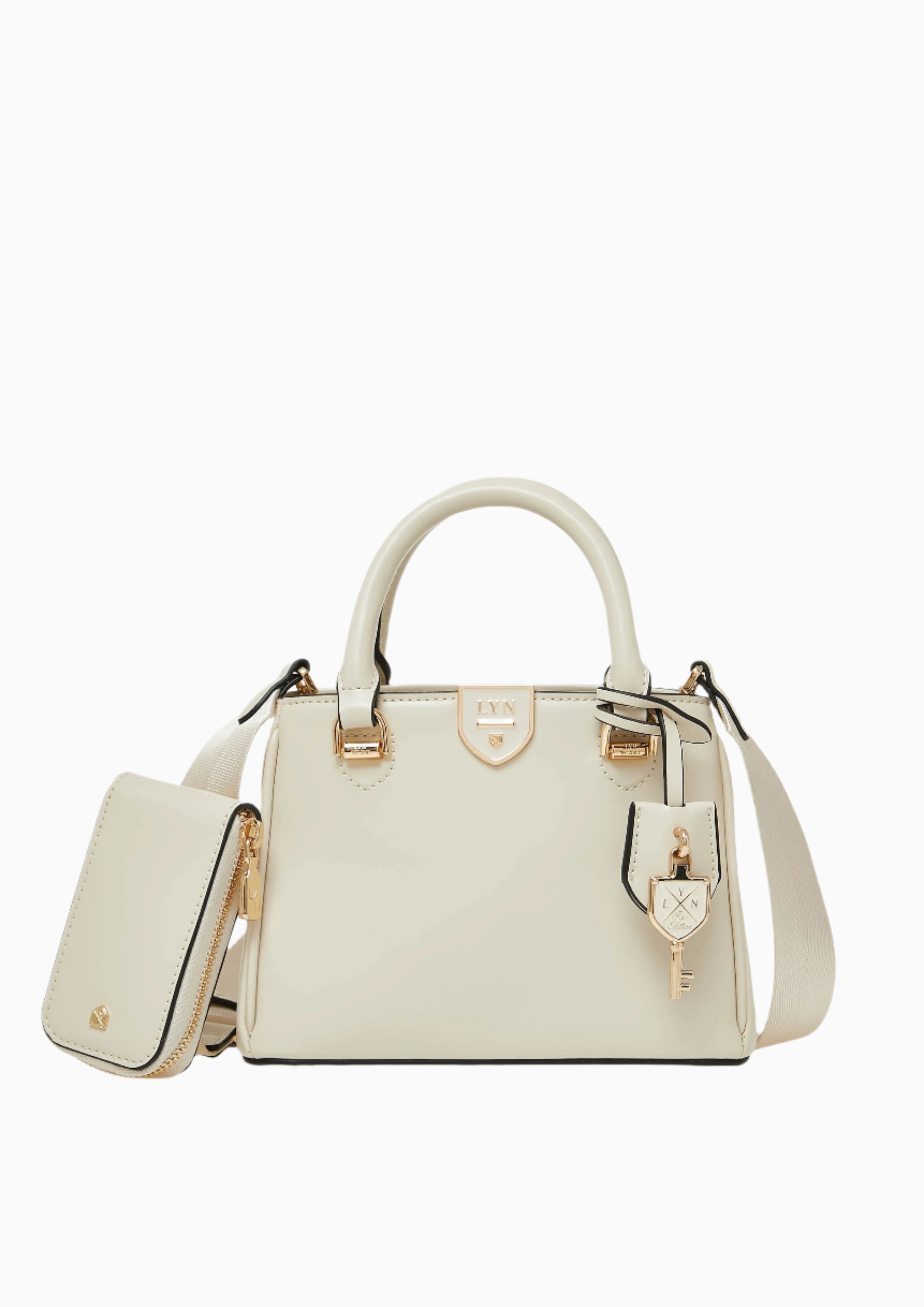 Astraea S Top Handle Bag Beige