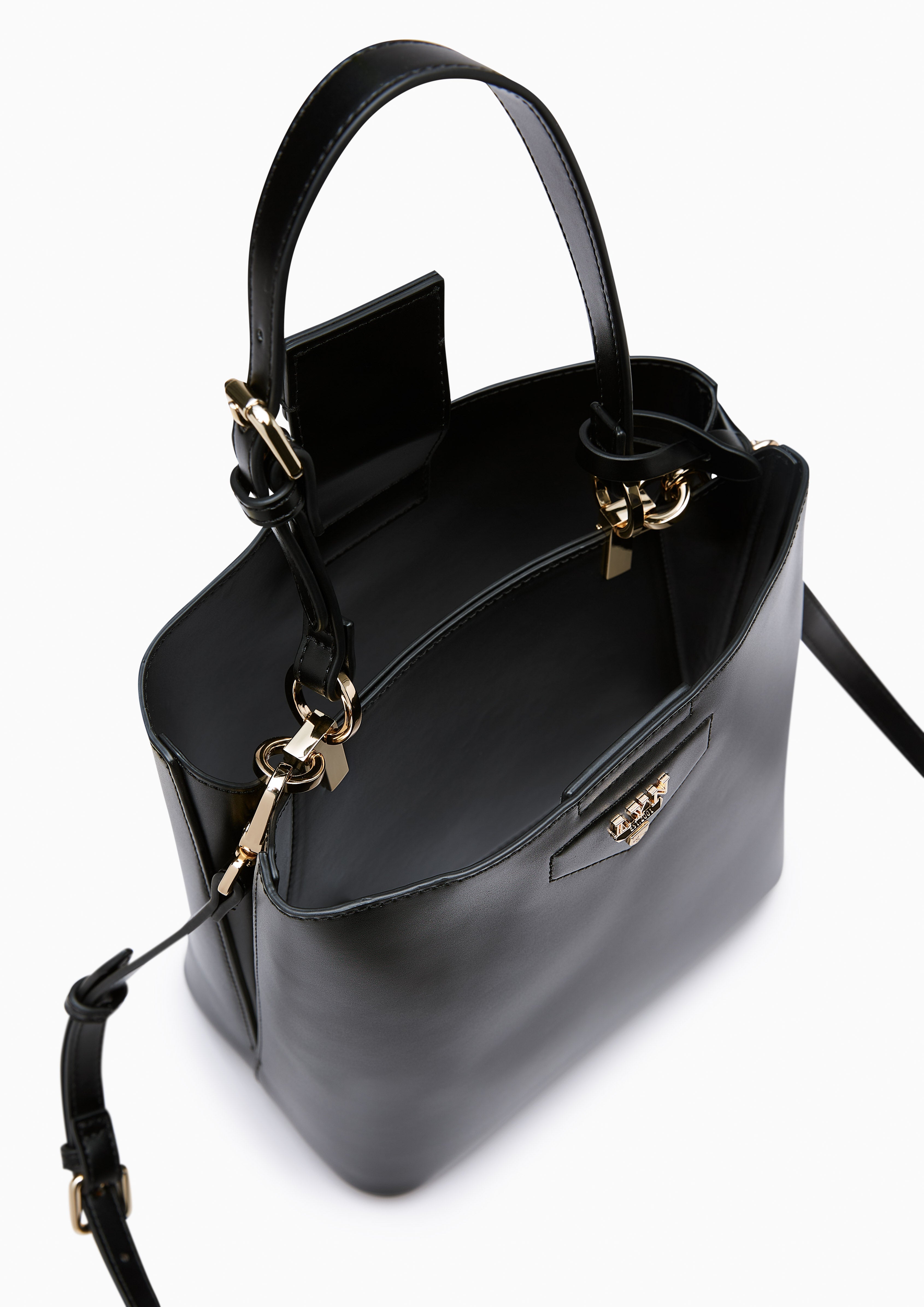 Astraea M Bucket Bag Black