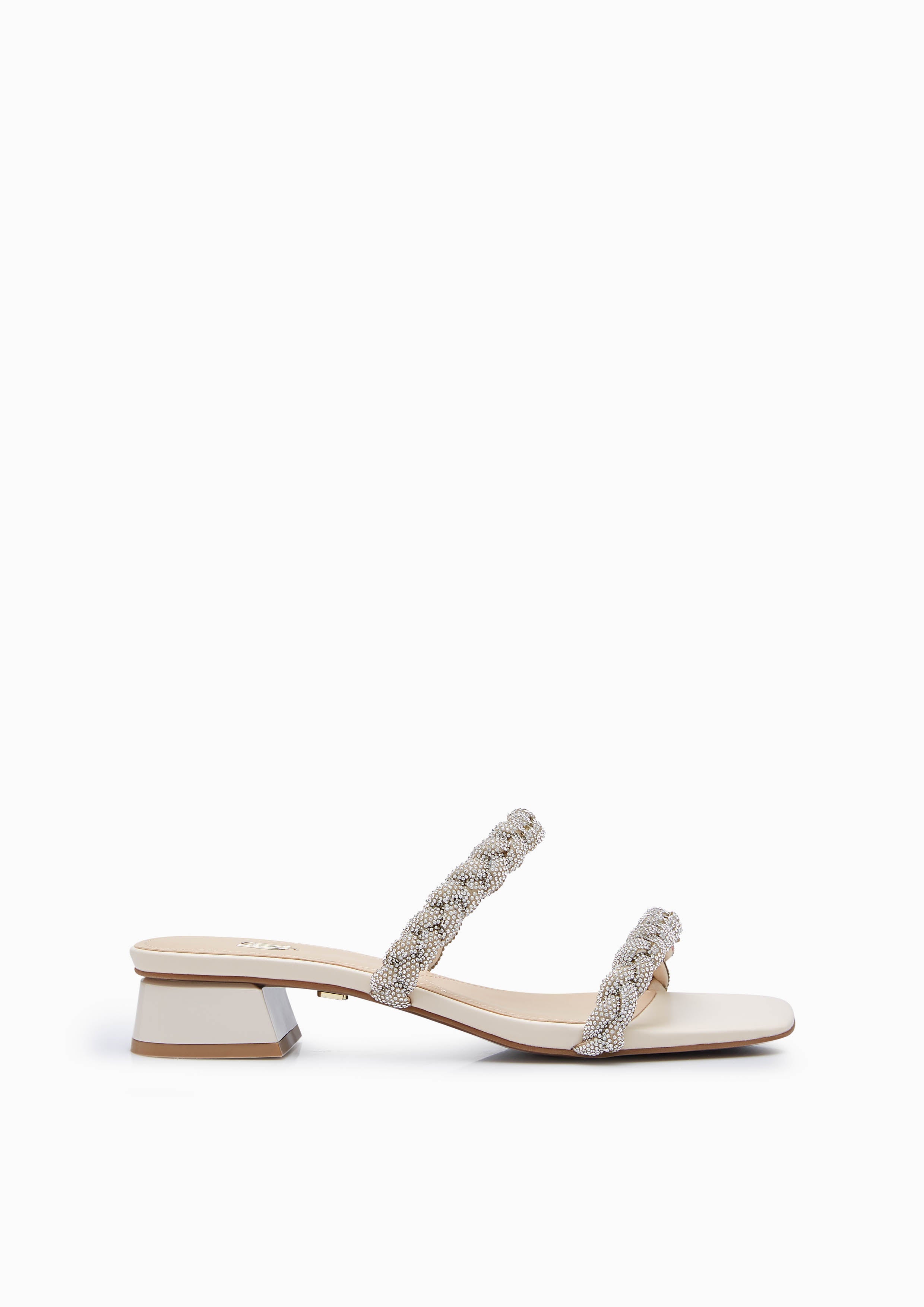 Promise Infinite Low Heel Sandals Ivory