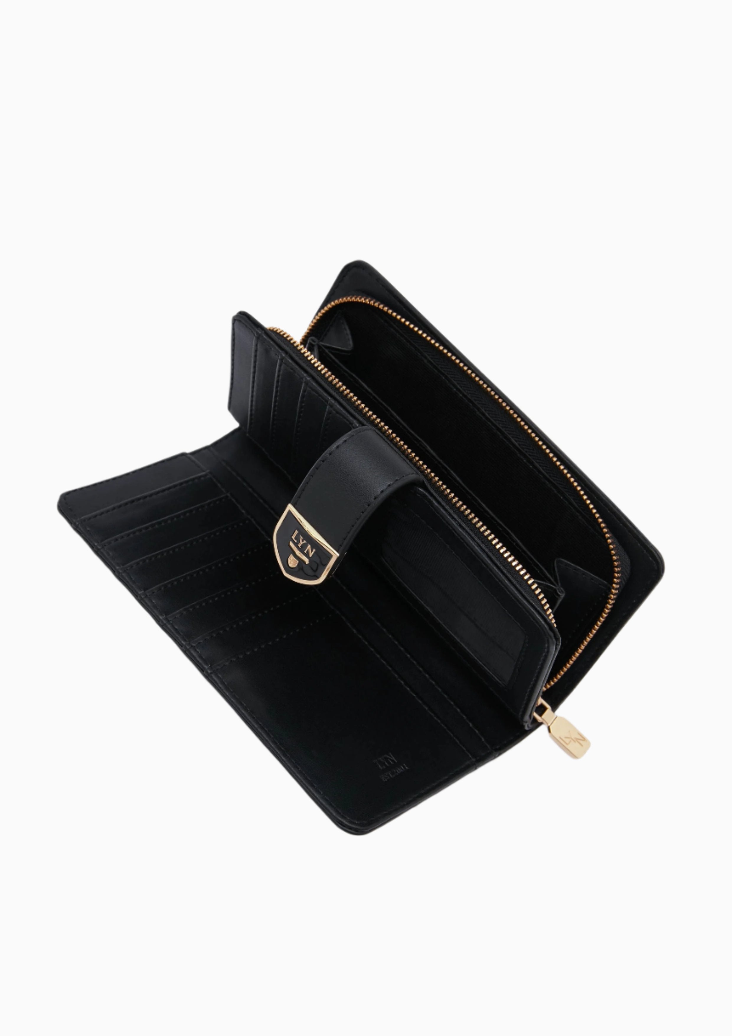 Athella Long Wallet Black