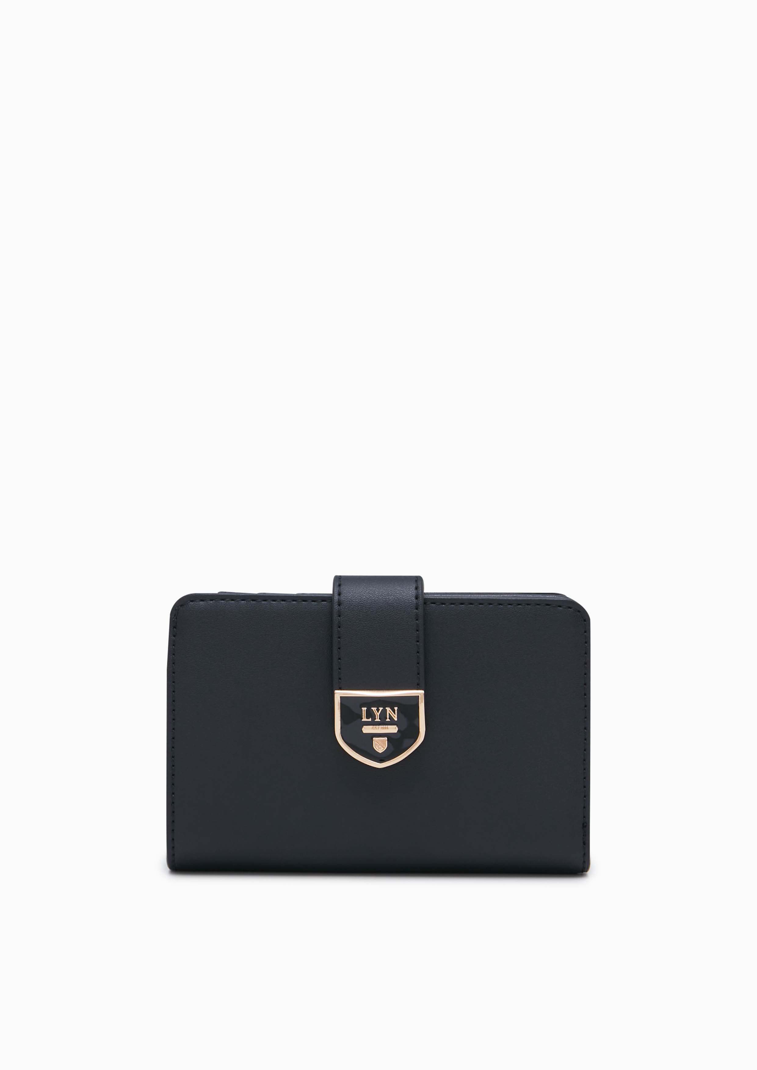 Athella Semi Short Wallet Black