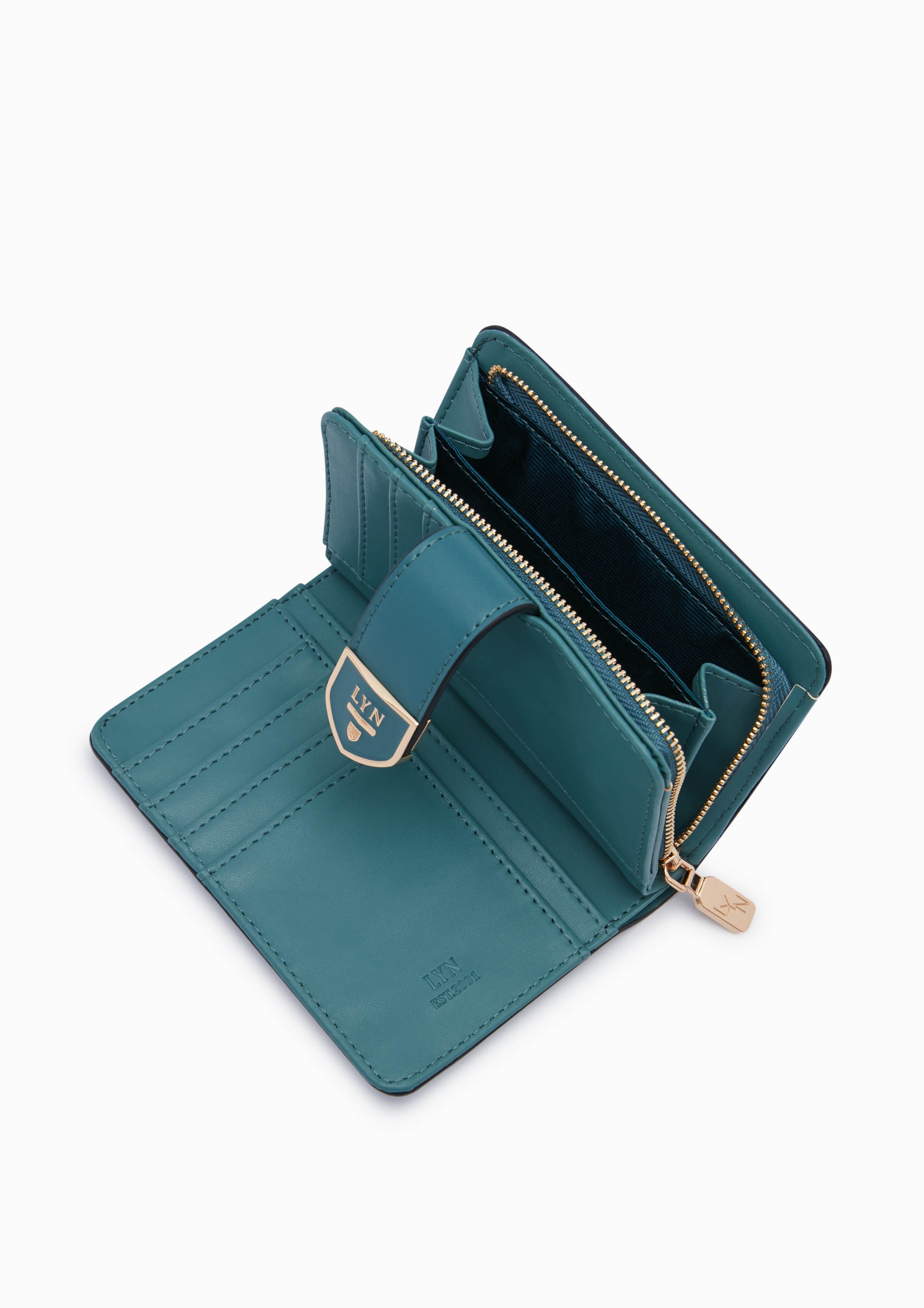 Athella Semi Short Wallet Green