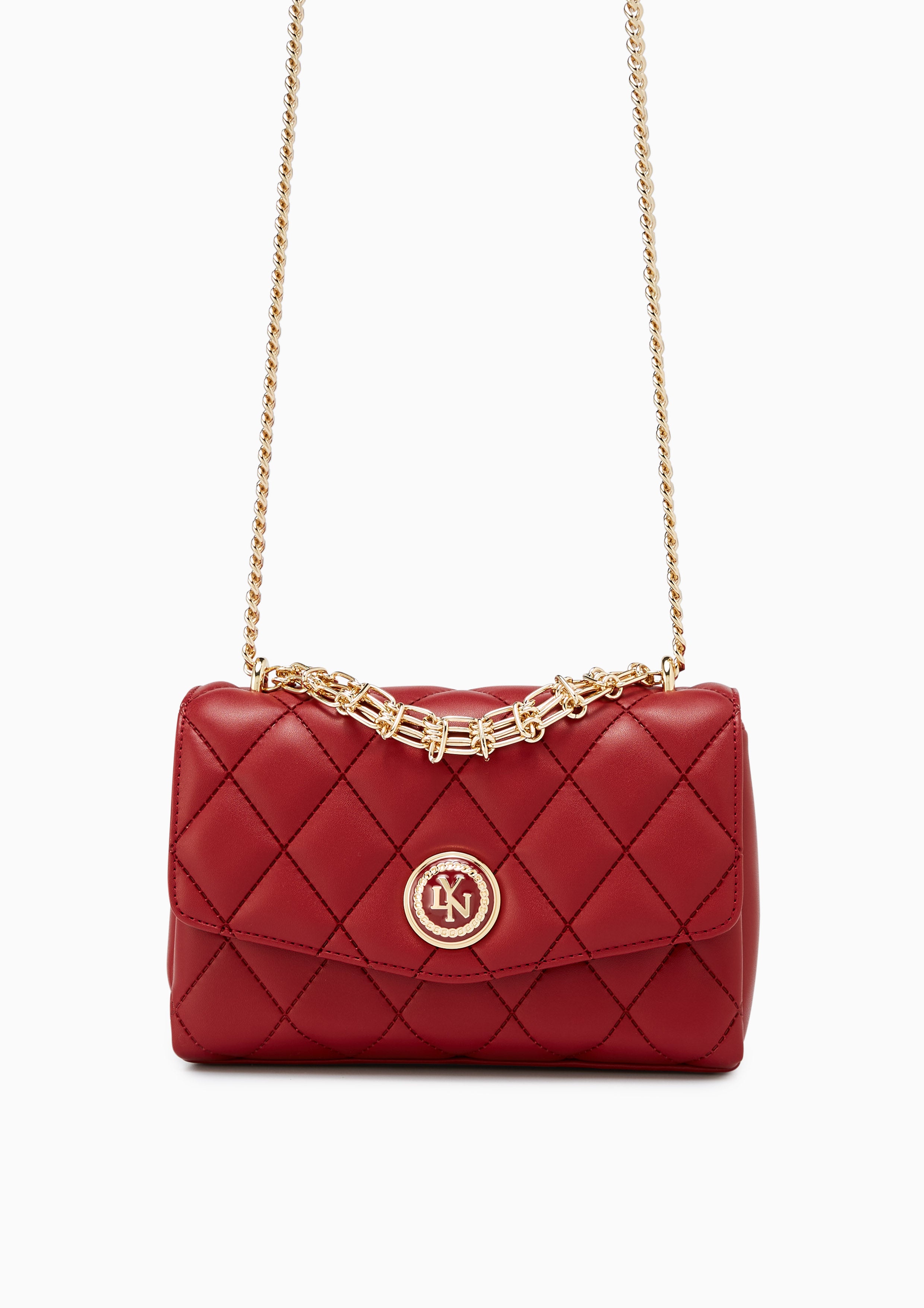 Serena M Crossbody Bag Dark Red