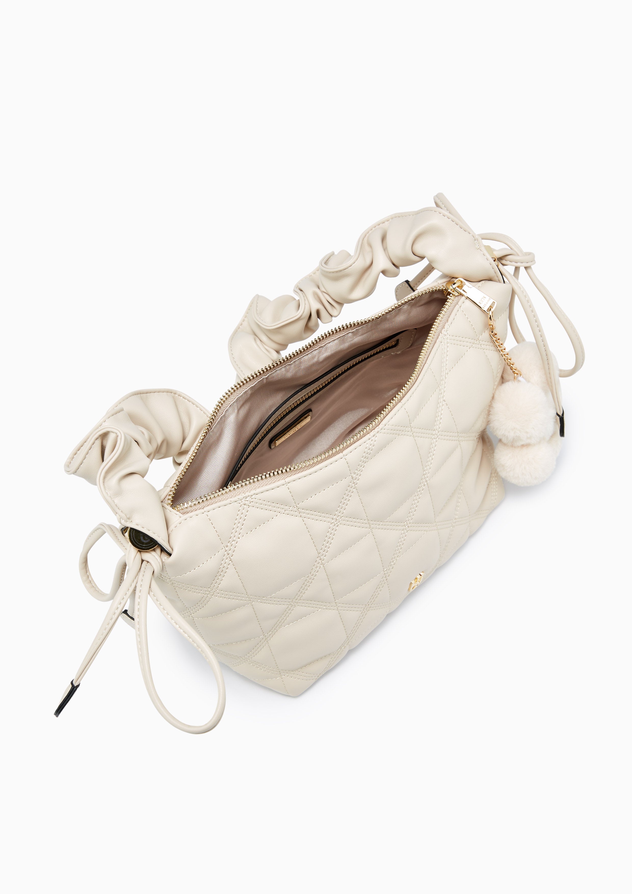 Nadena Mini Hobo Shoulderbag Beige