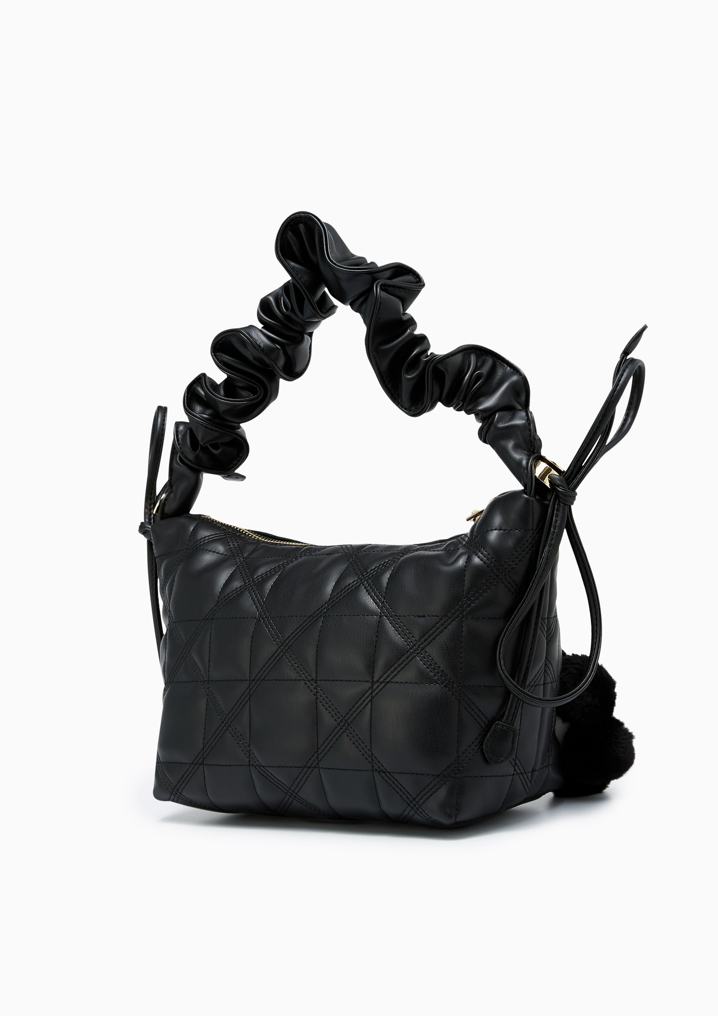 Nadena Mini Hobo Shoulderbag Black