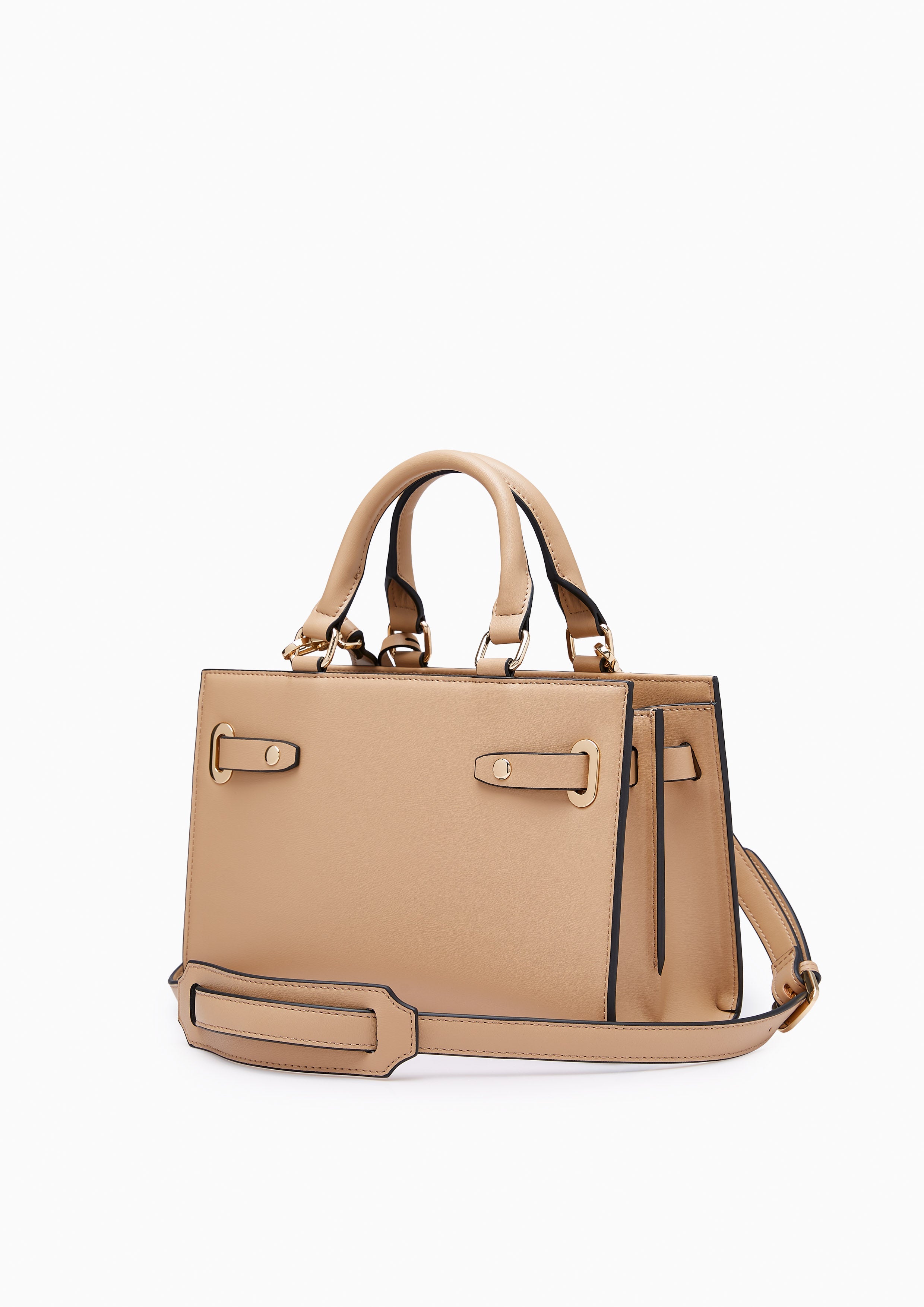 Raff M Crossbody Bag Beige