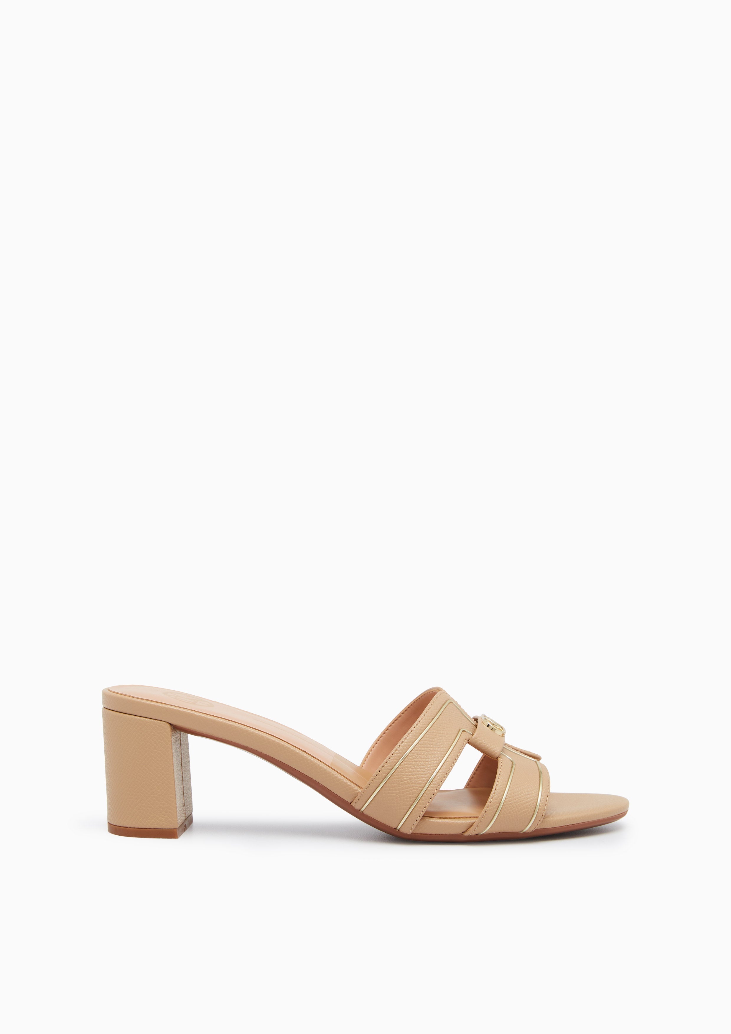 Hey Mid Heel Sandals Beige