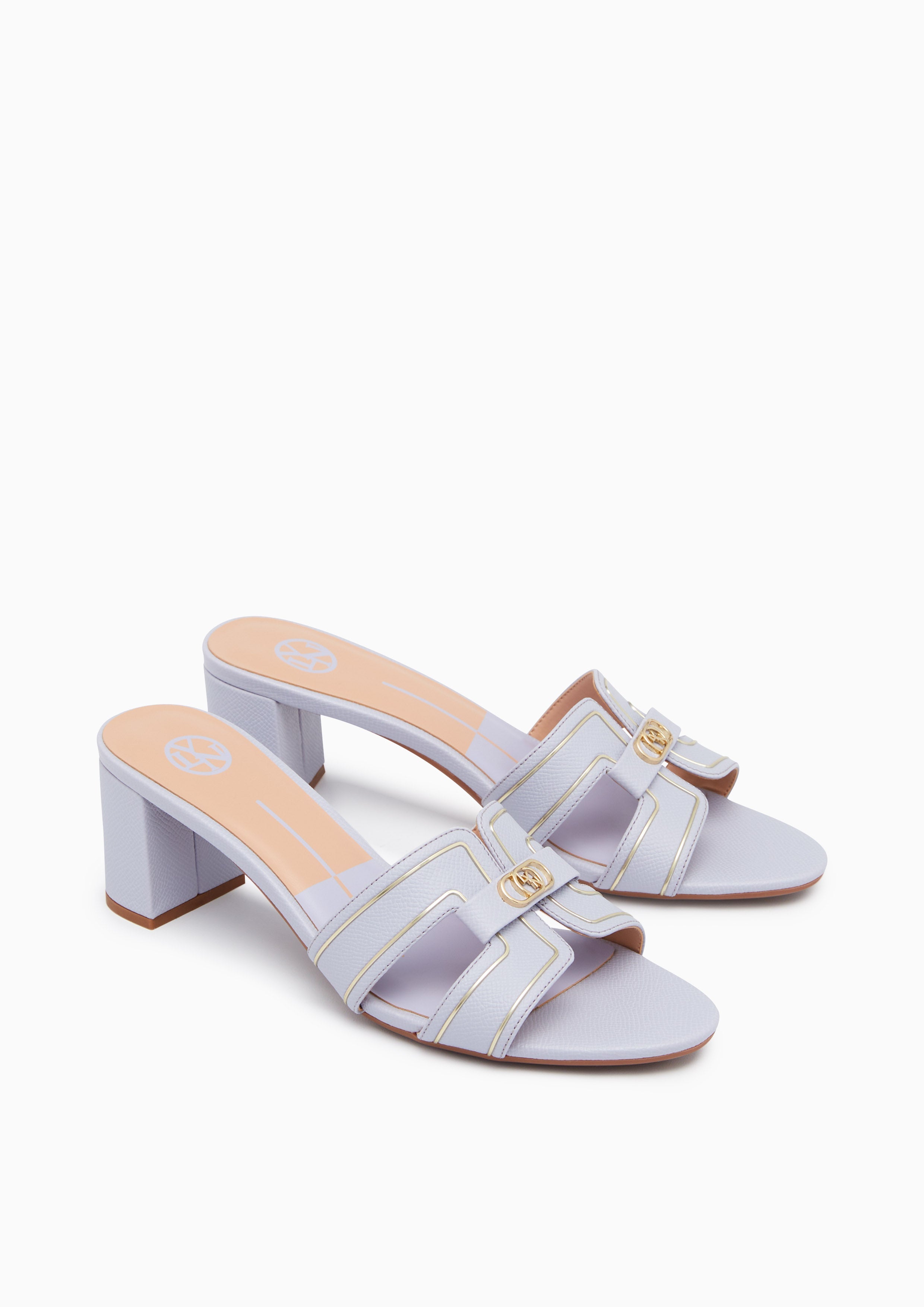 Hey Mid Heel Sandals Ivory