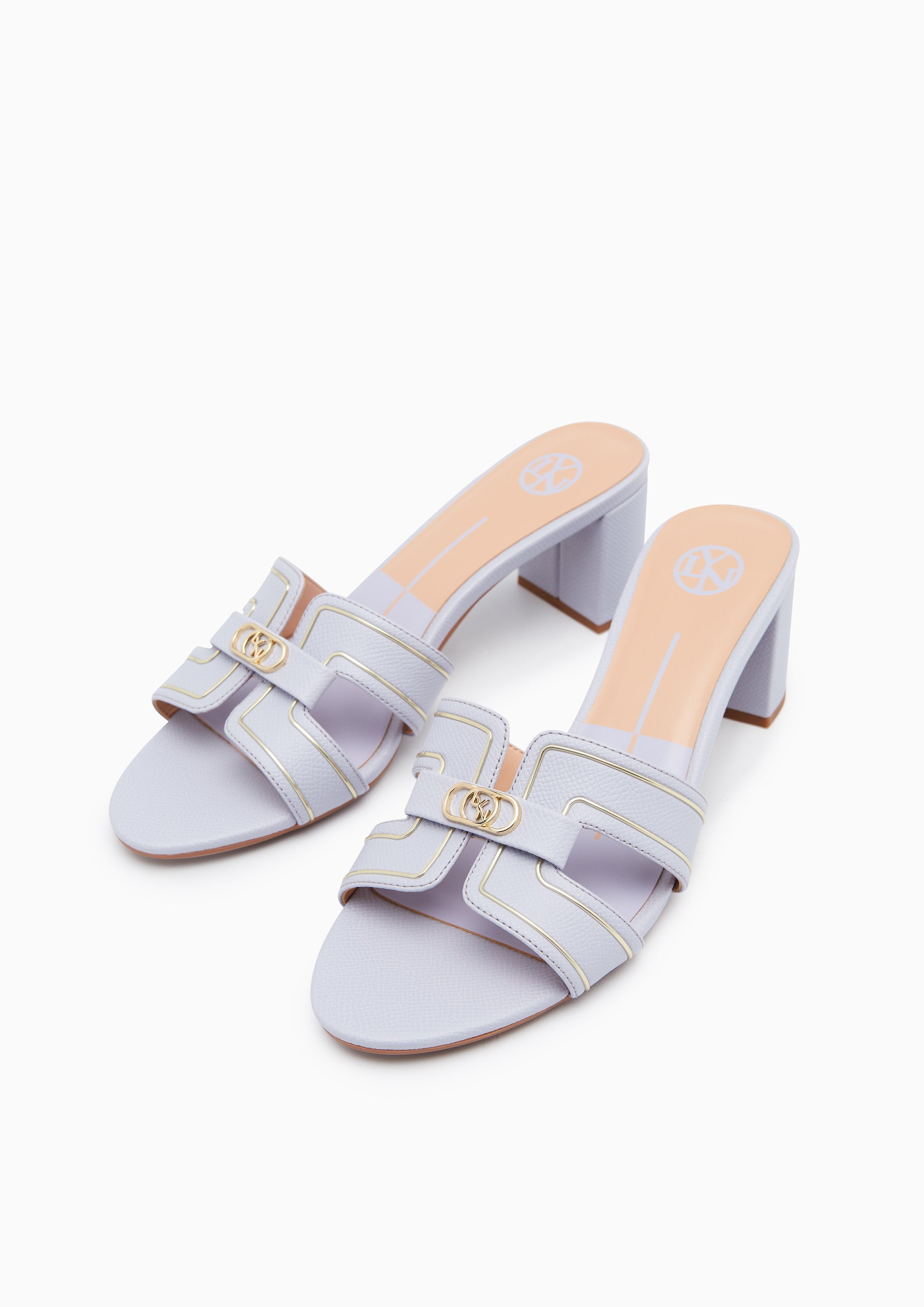 Hey Mid Heel Sandals Ivory