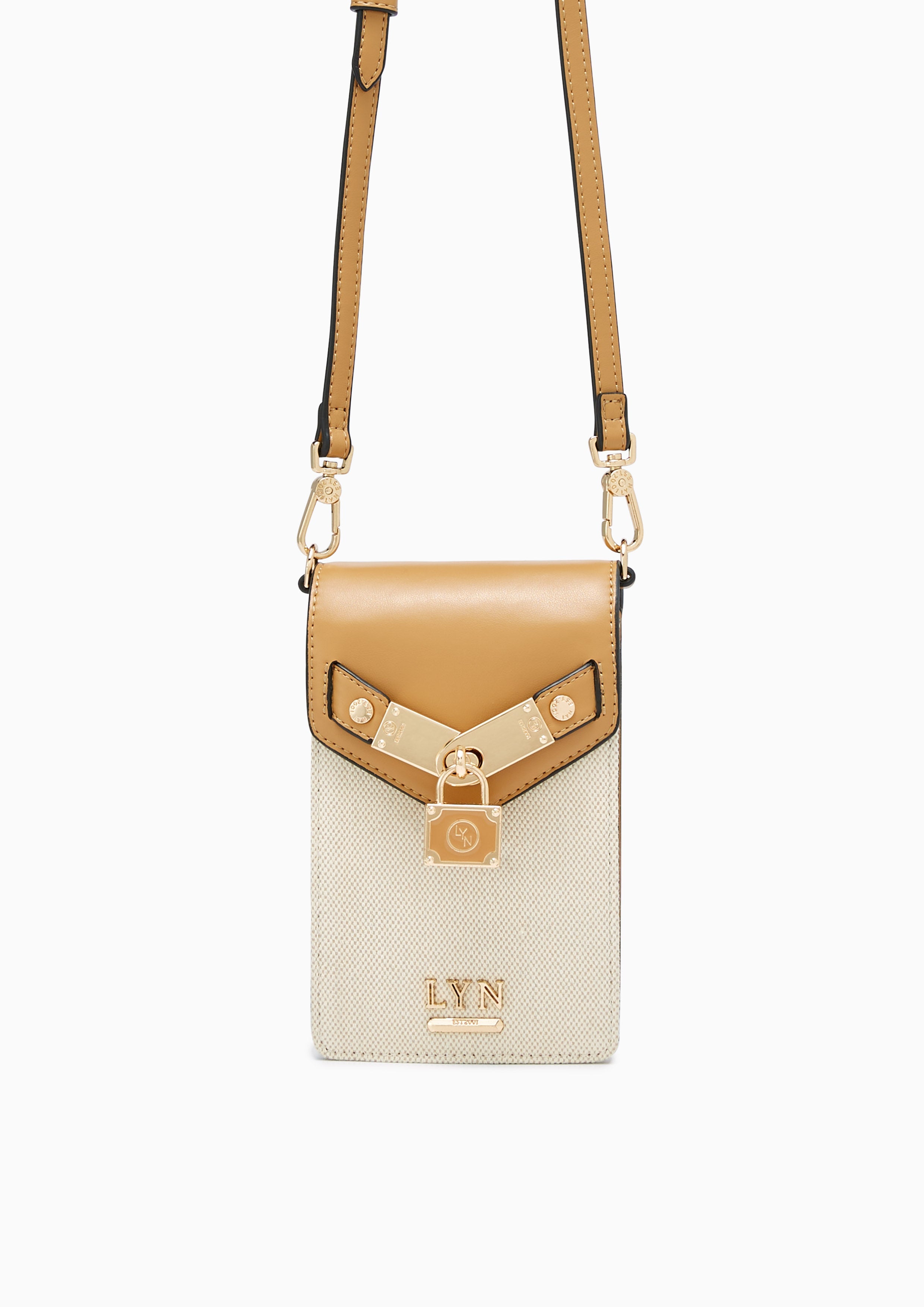 Delyn Mobile Pocket Brown