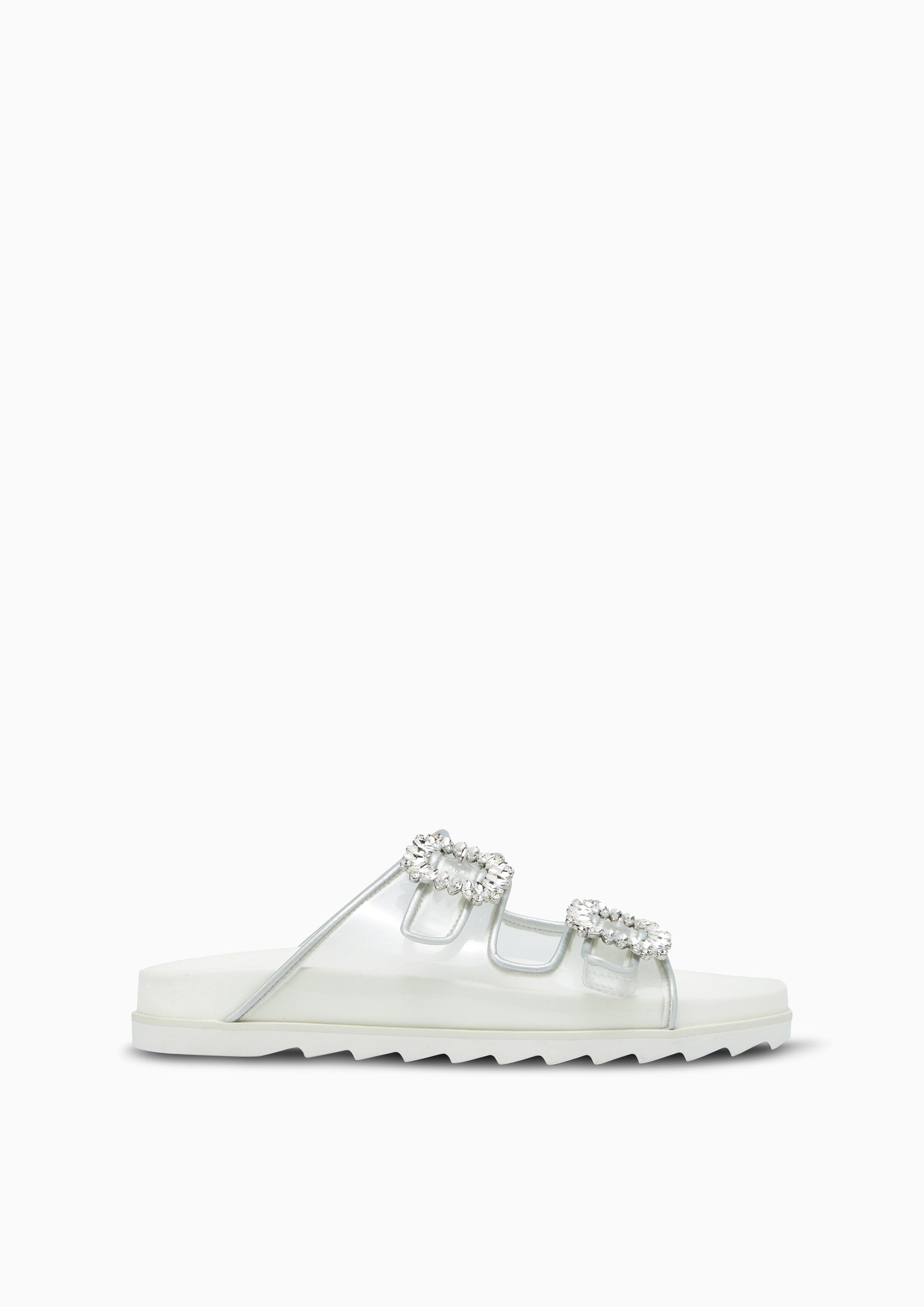 Veeni Flat Sandals Silver