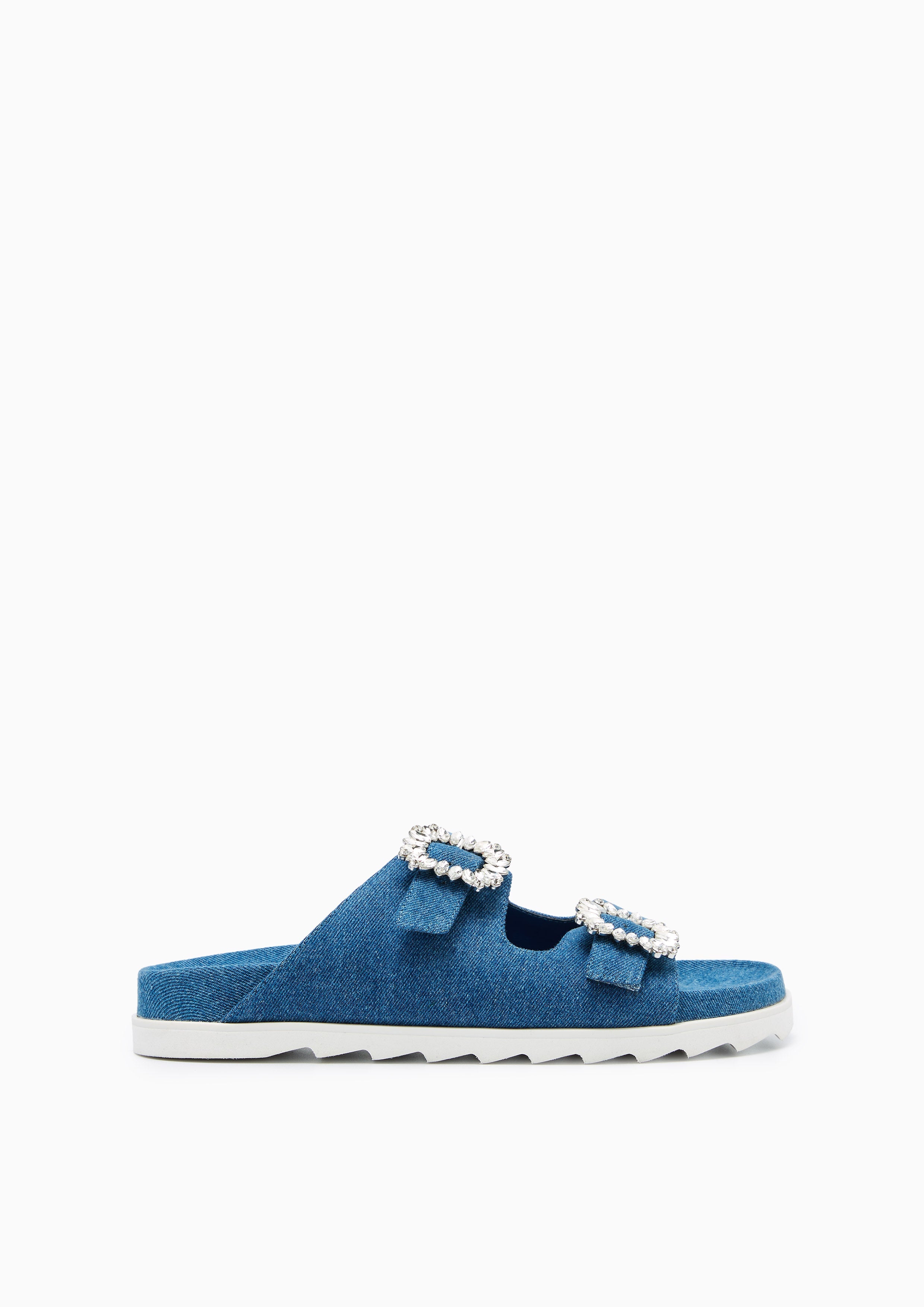 Veeni Denim Sandals Blue