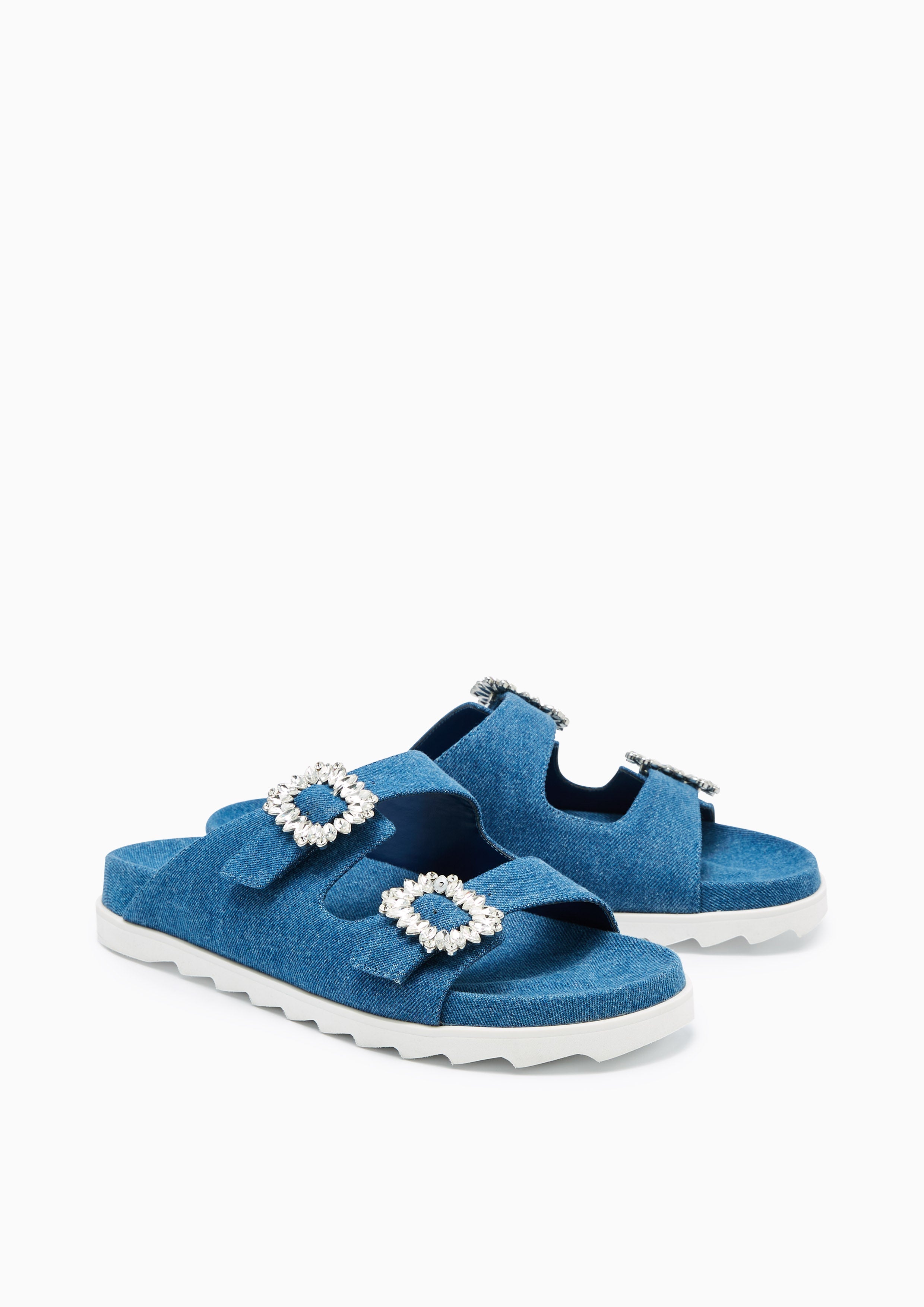 Veeni Denim Sandals Blue