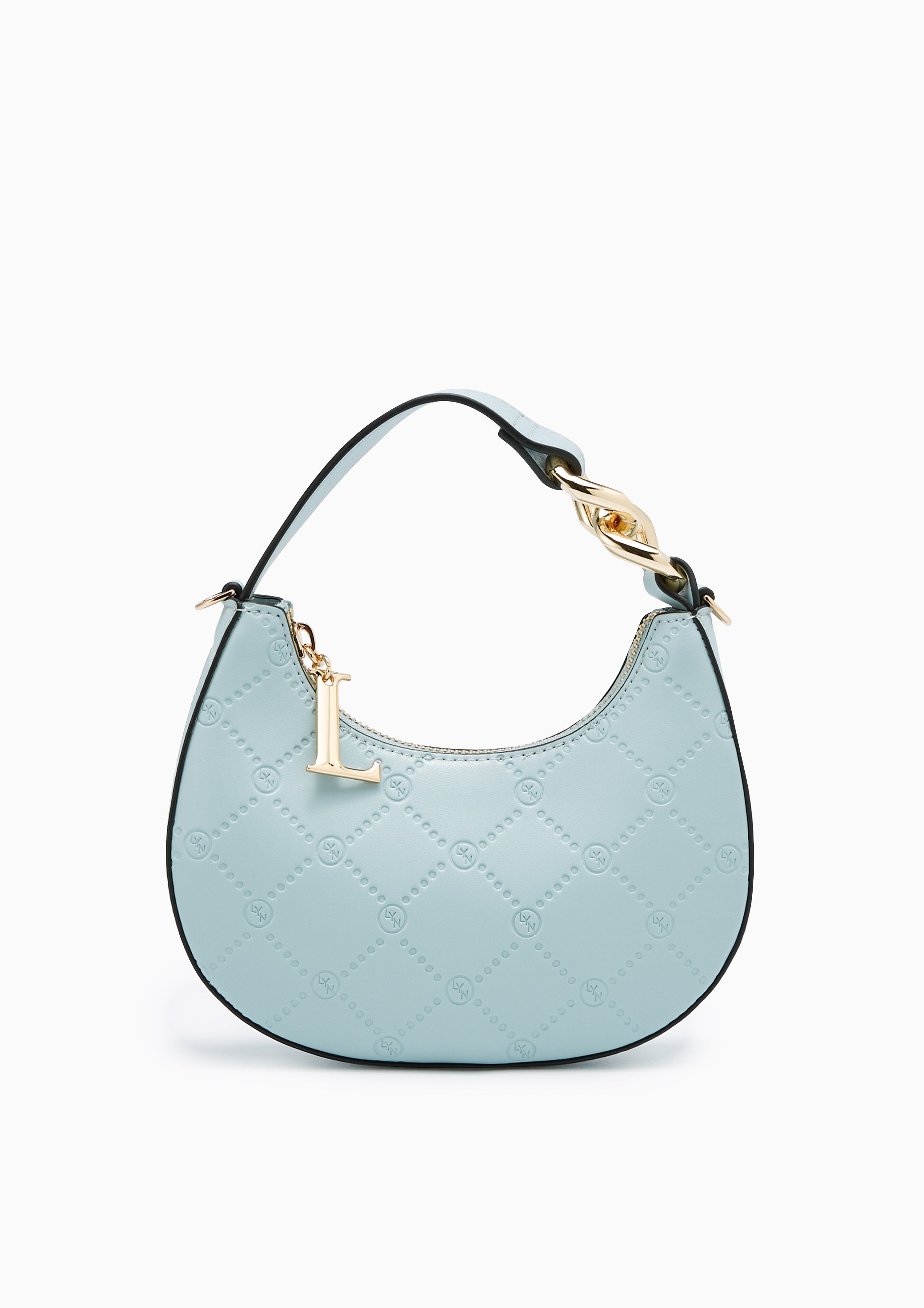 Minky Top Handle Bag Blue