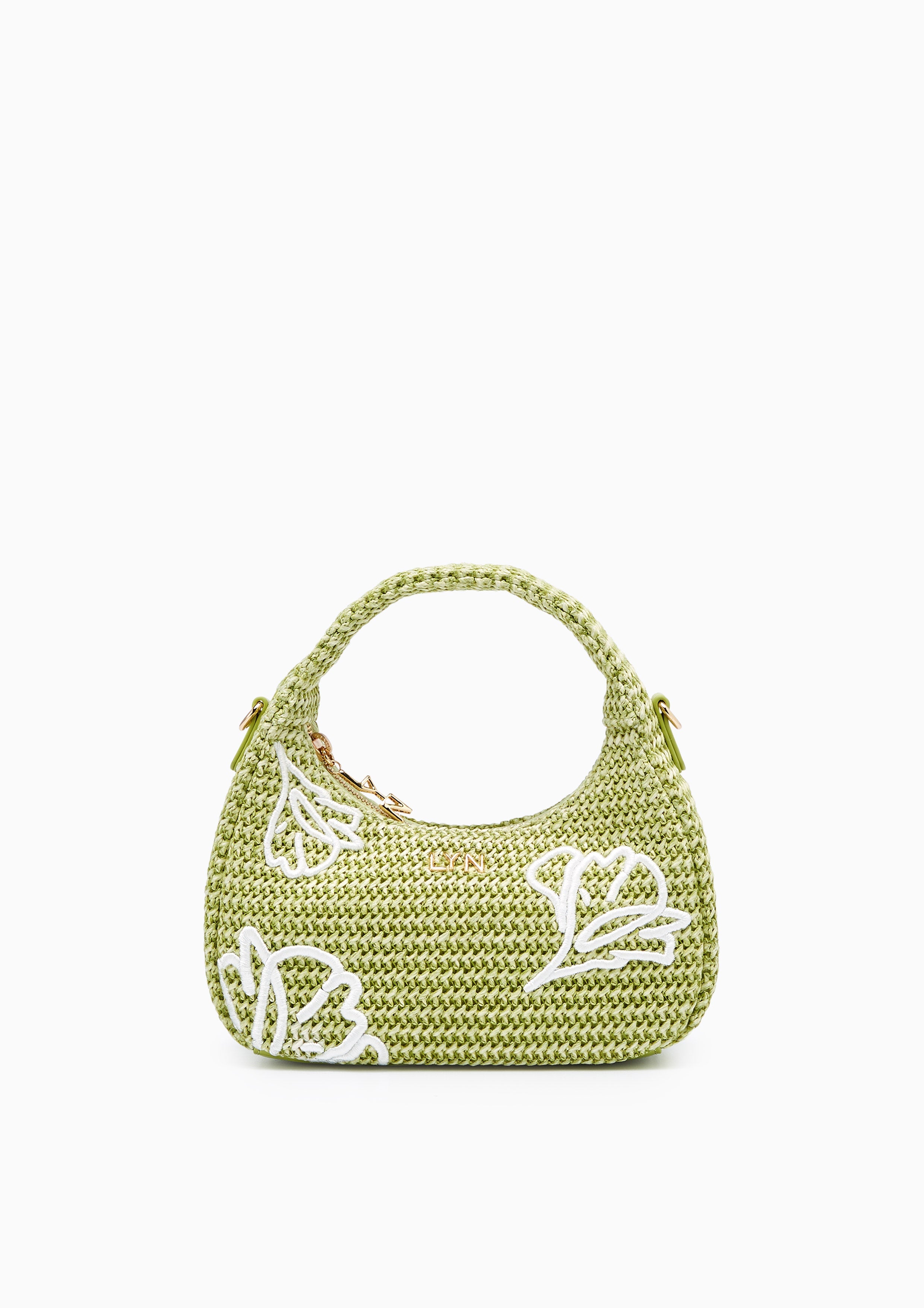 Peony Mini Hobo Crossbodybag Green