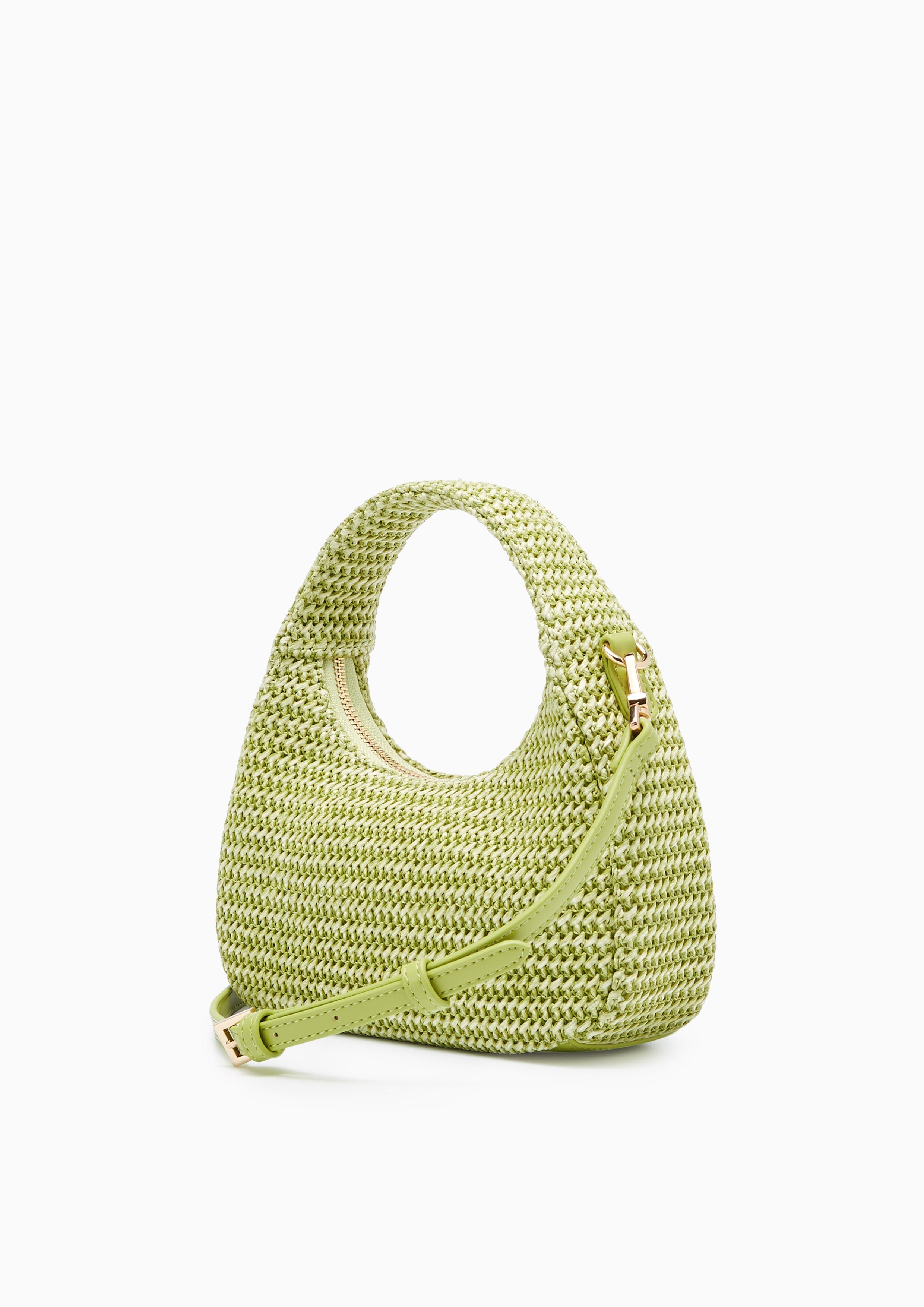 Peony Mini Hobo Crossbodybag Green