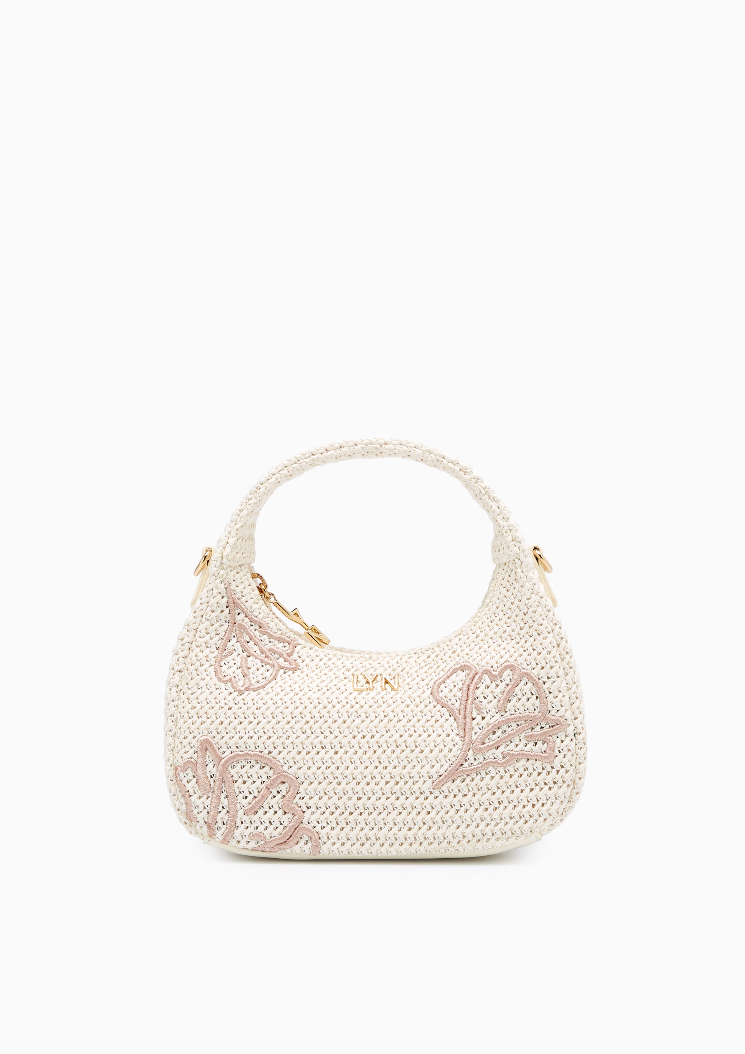 Peony Mini Hobo Crossbodybag Ivory