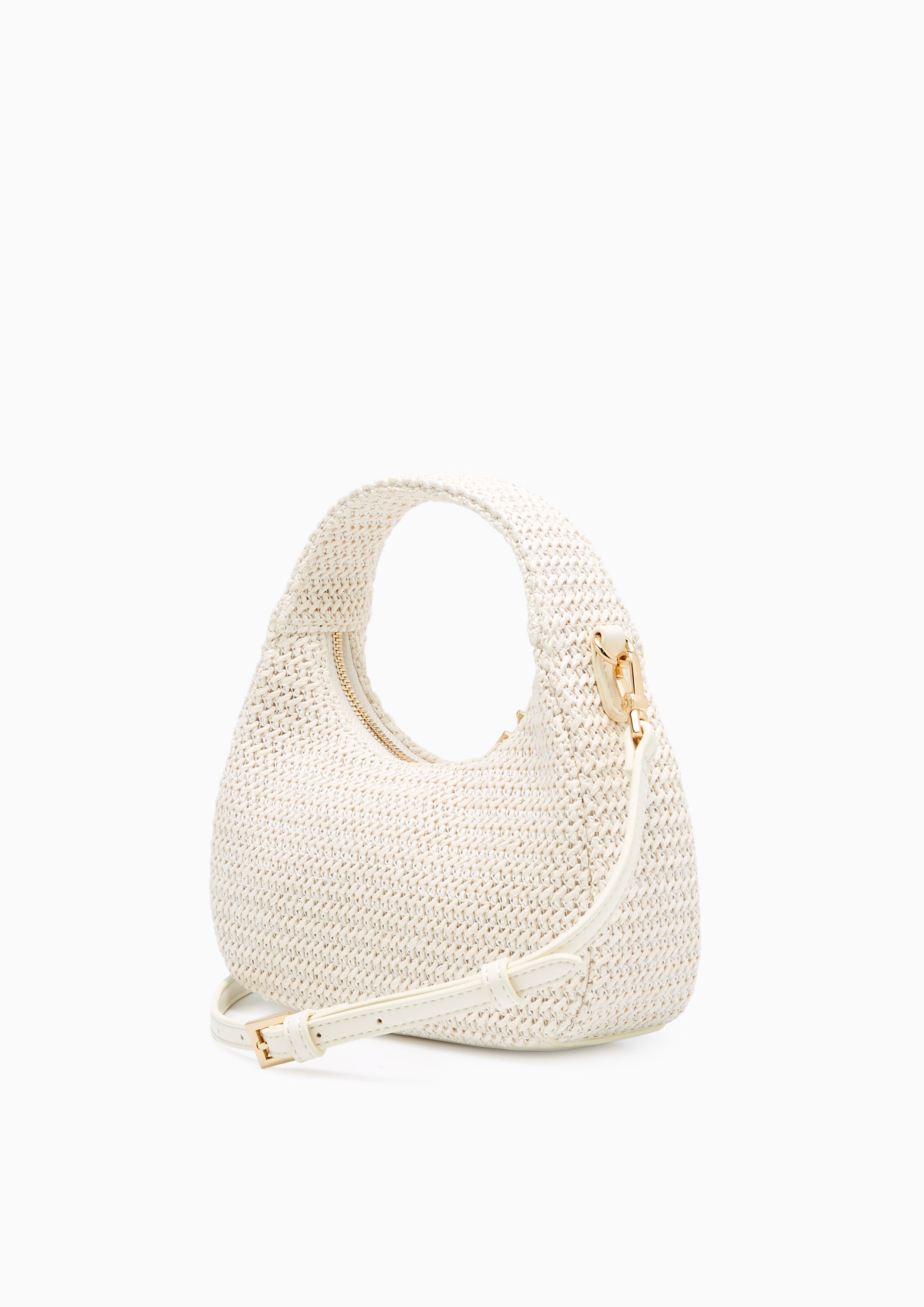 Peony Mini Hobo Crossbodybag Ivory