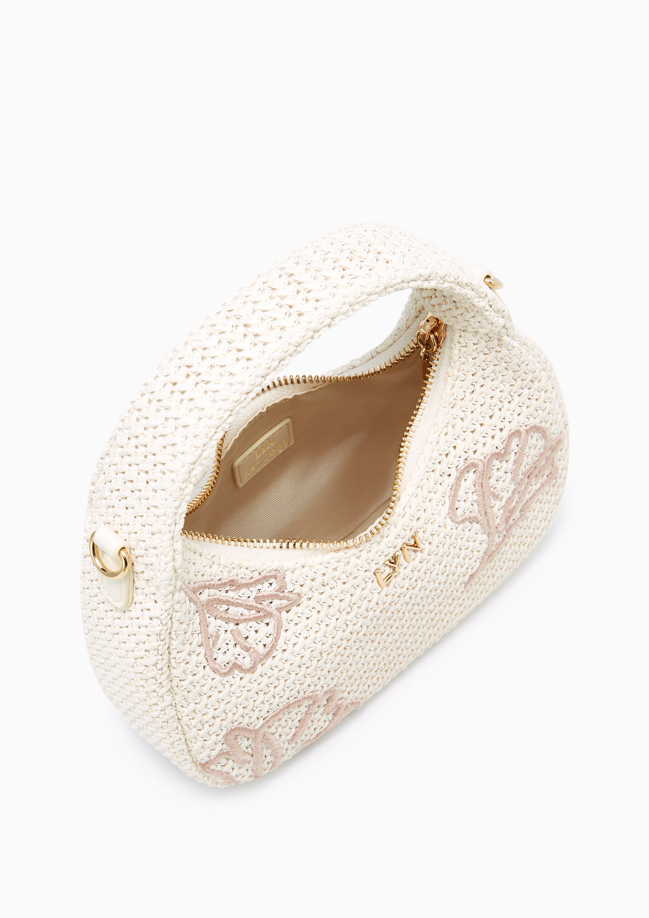 Peony Mini Hobo Crossbodybag Ivory