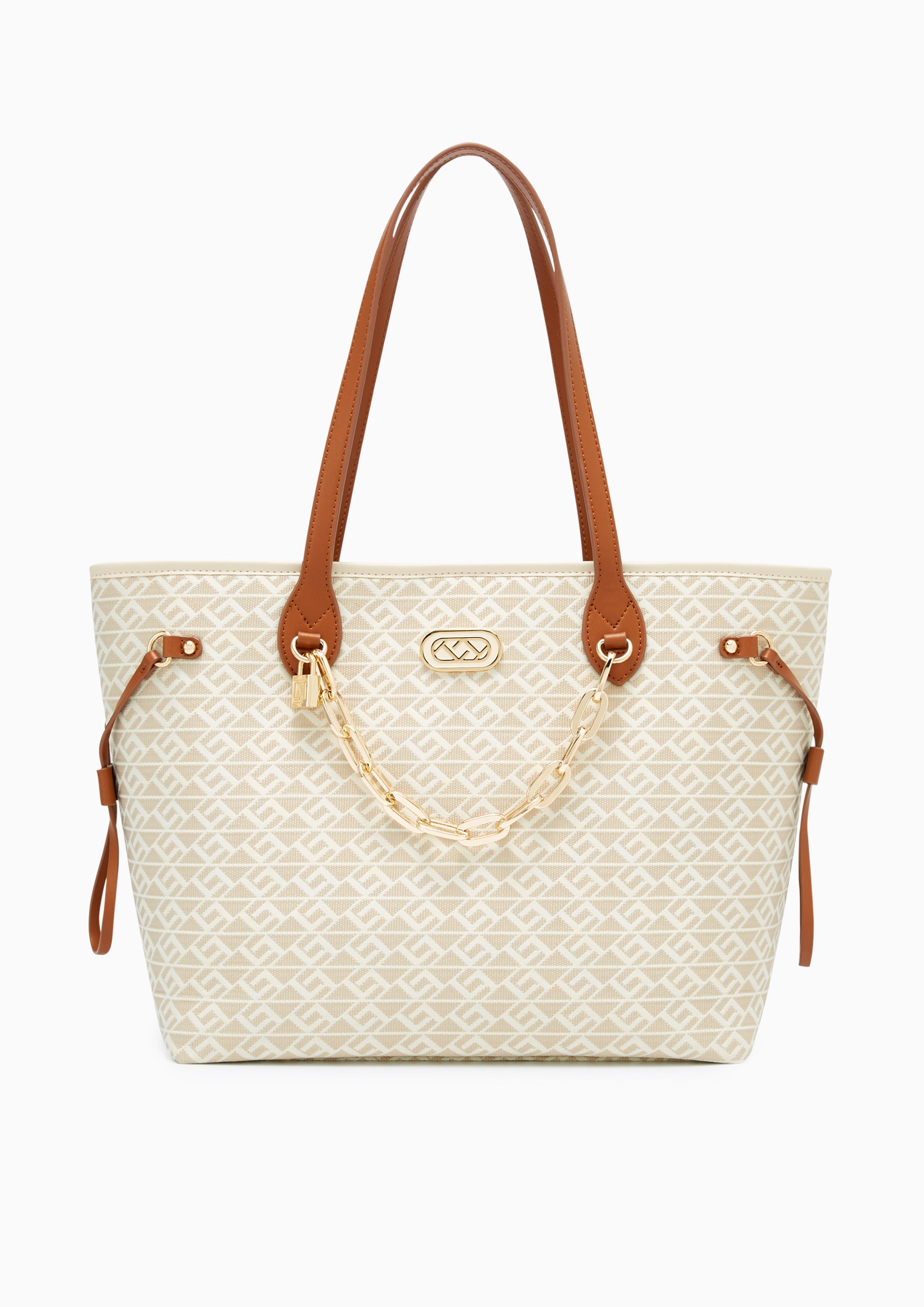 Monas L Tote Bag Beige