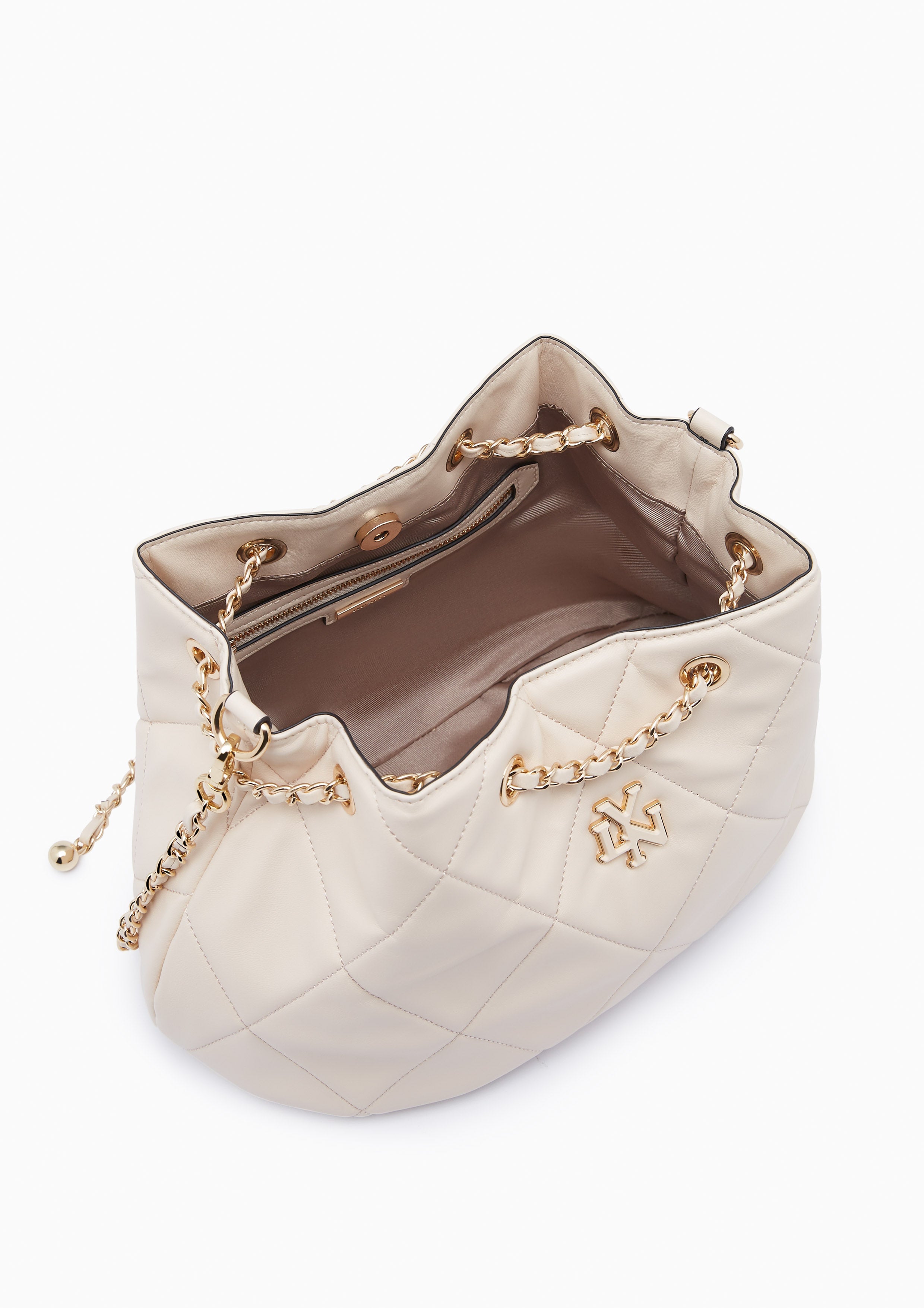 Sabrina L Crossbody Bag Beige