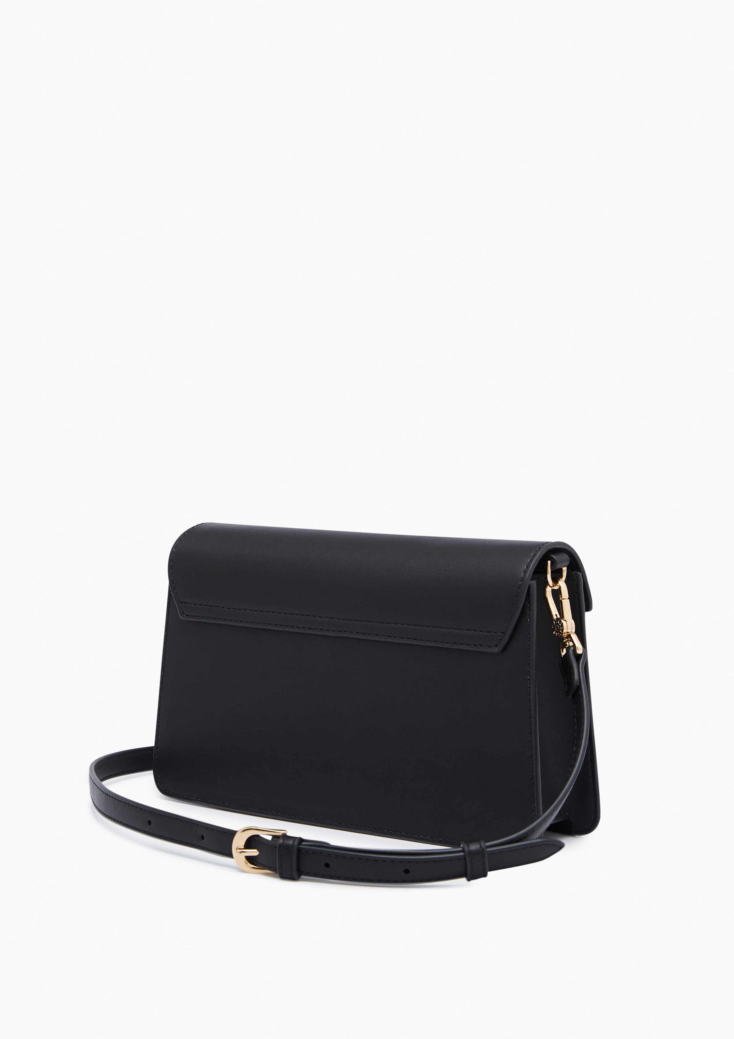 Allie Lockie Canvas Crossbody Bag Black