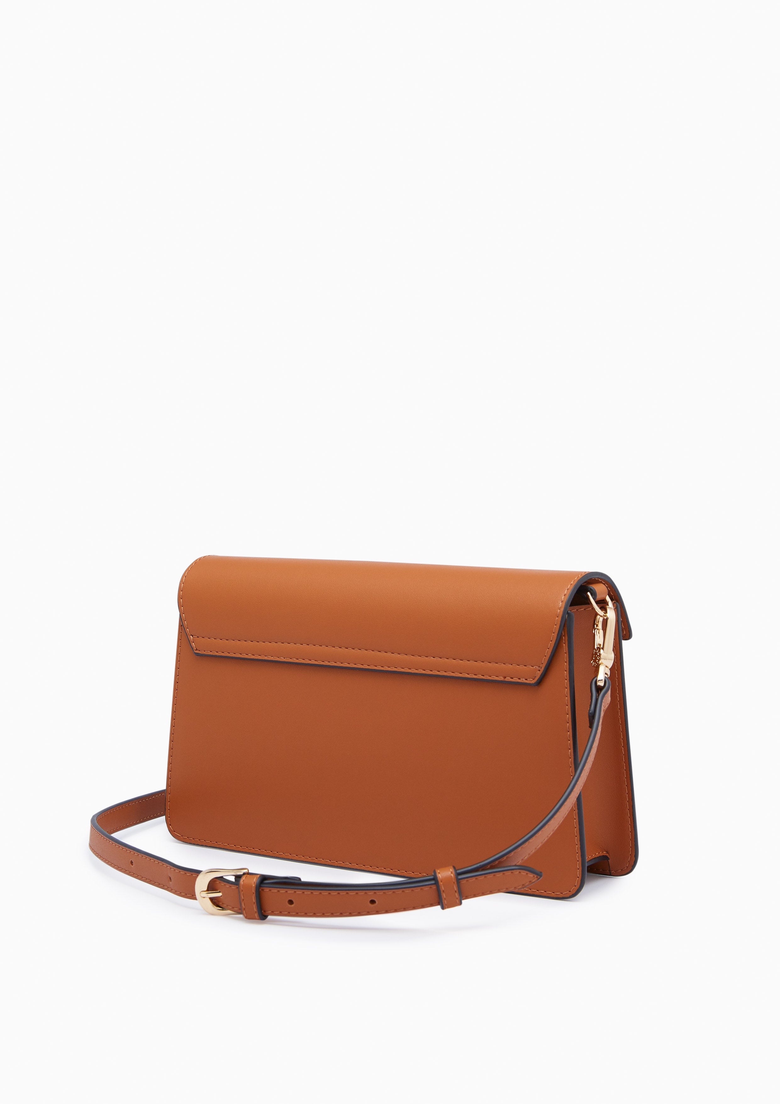 Allie Lockie Canvas Crossbody Bag Brown