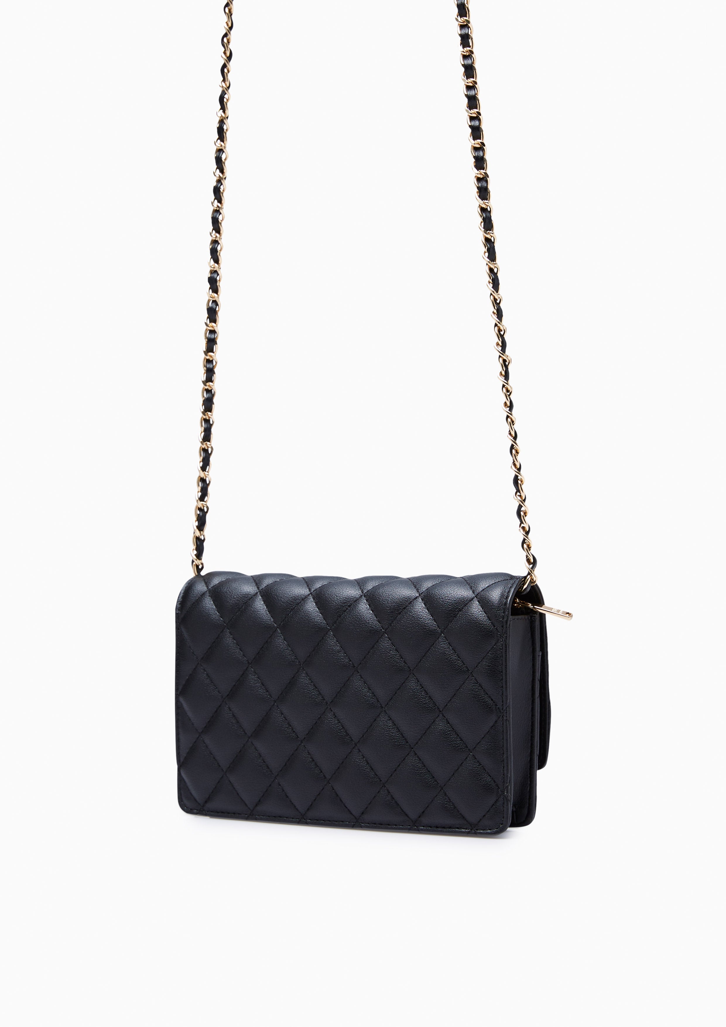 Tecca Quited Crossbody Bag Black