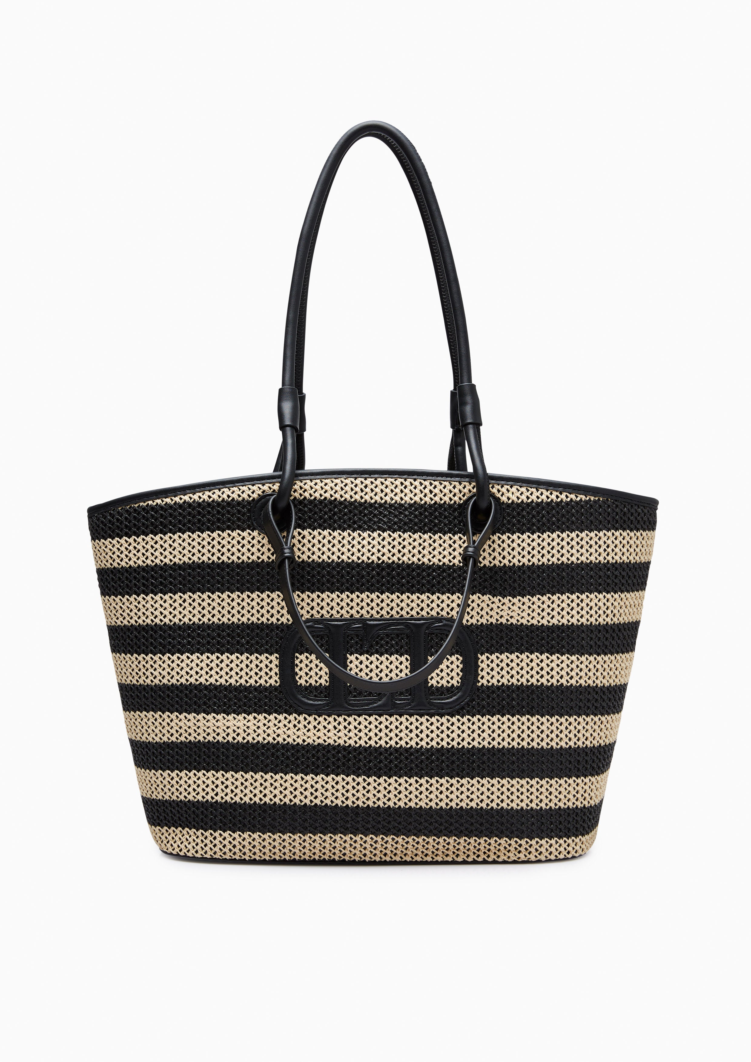 Comora Basket Tote Bag Black