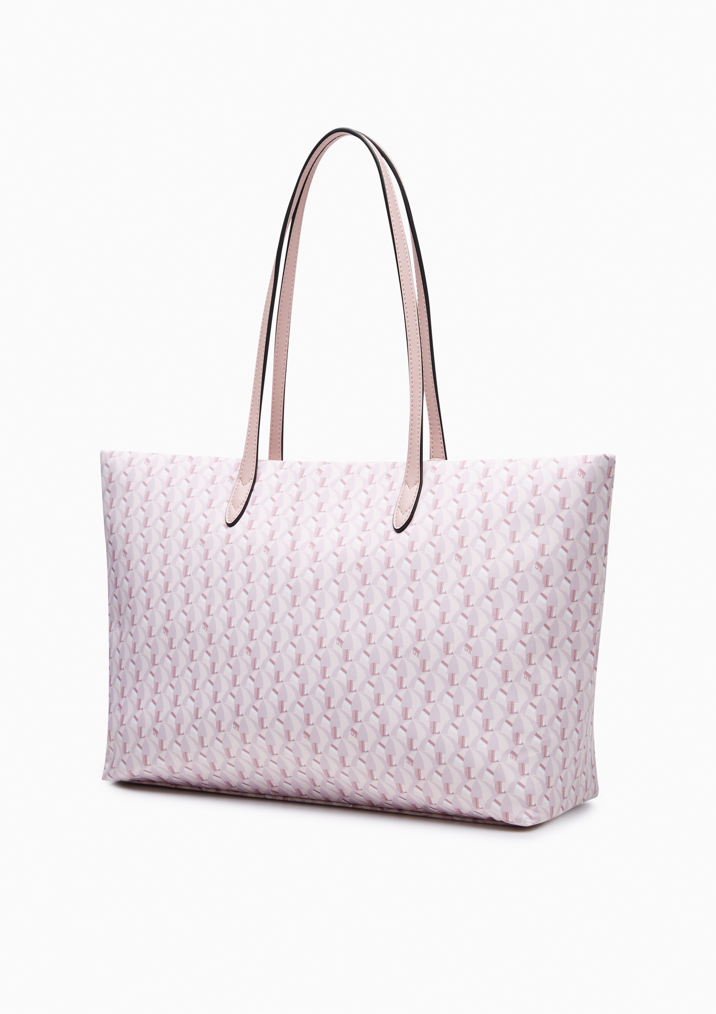 Solana L Tote Bag Printed Pink