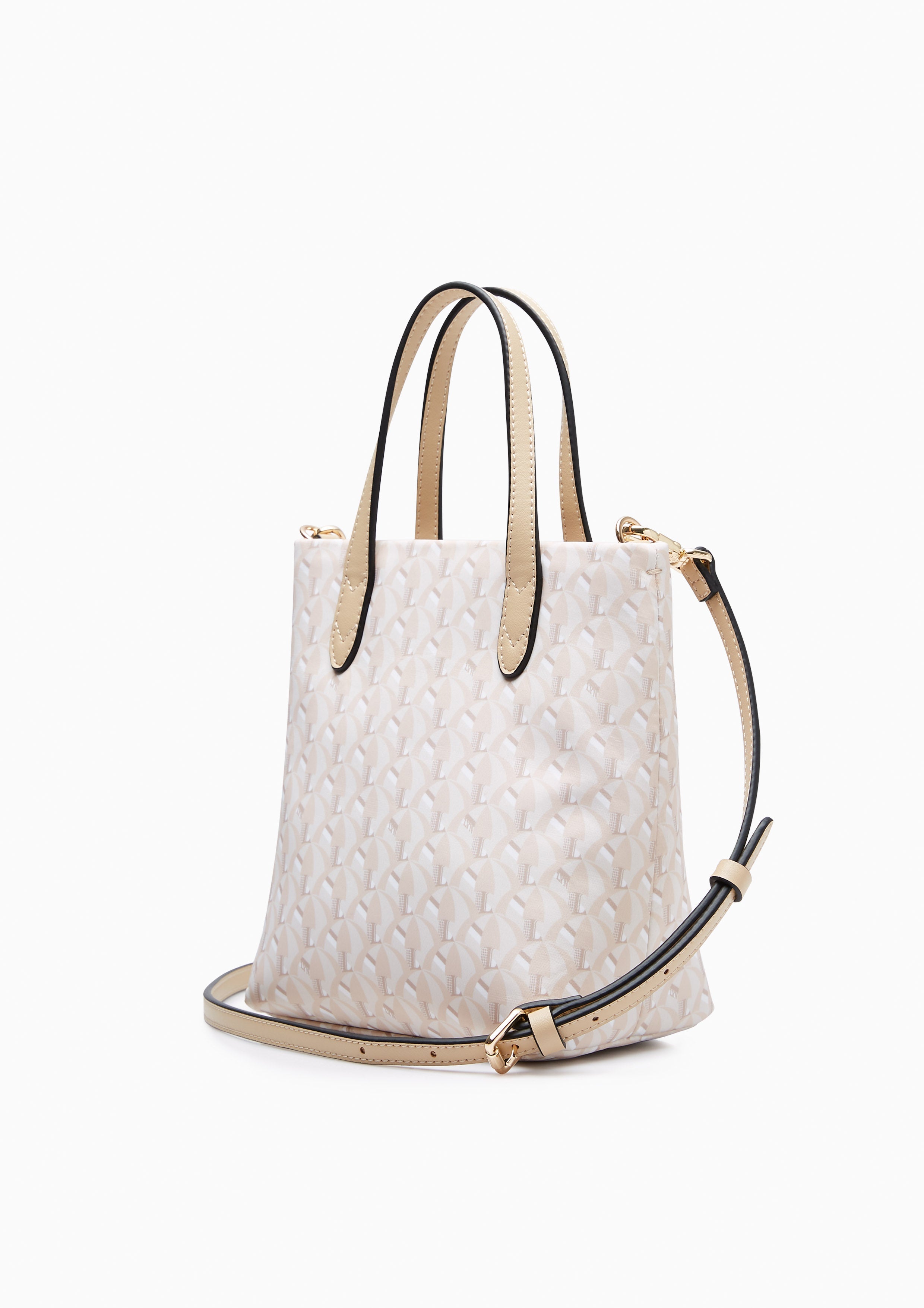 Solana S Tote Bag Printed Beige