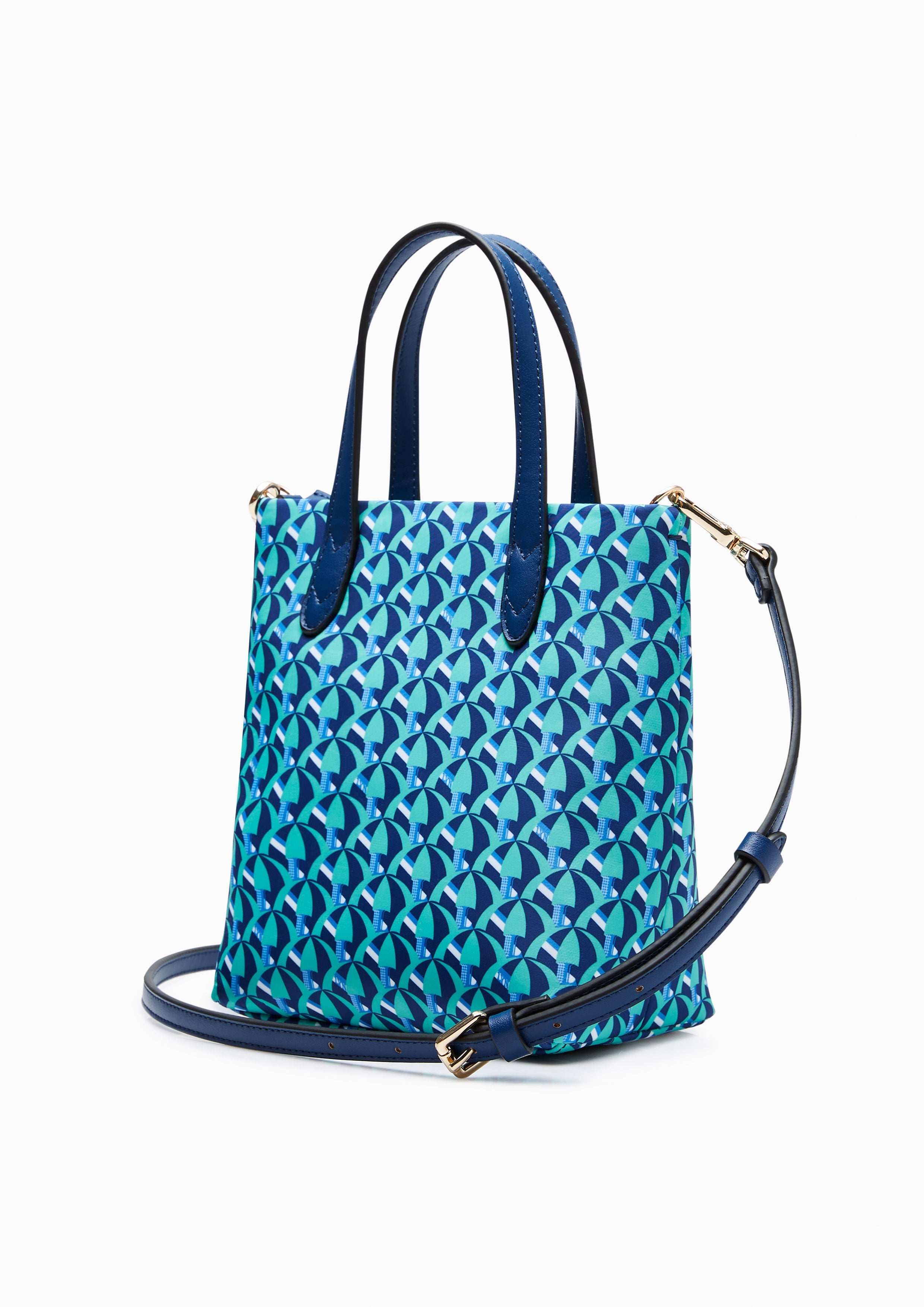 Solana S Tote Bag Printed Navy