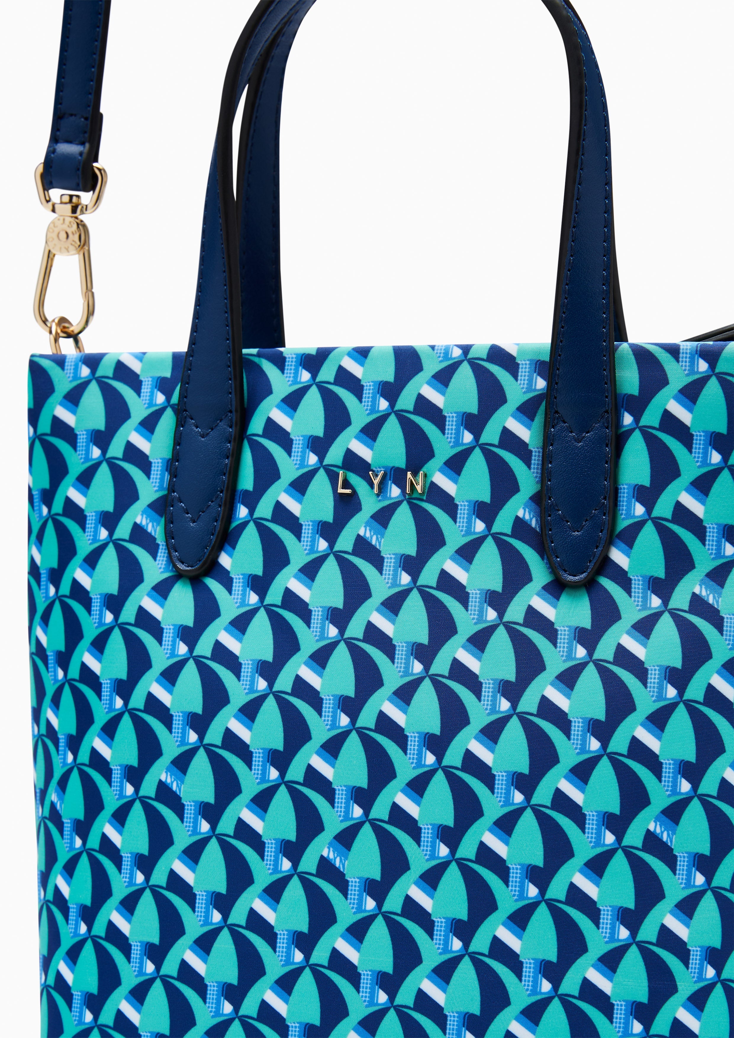 Solana S Tote Bag Printed Navy