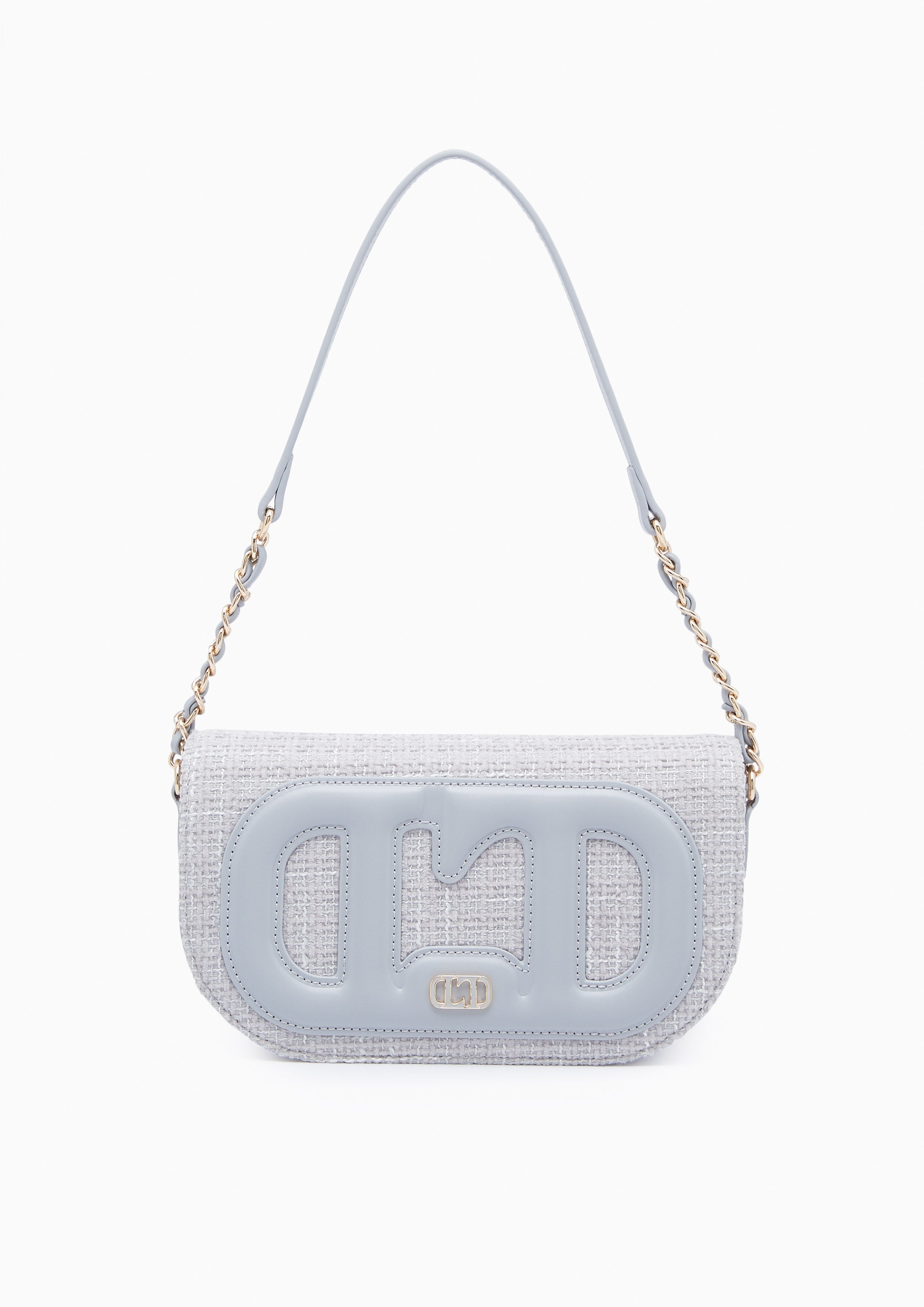 Mistti Tweed Shoulder Bag Grey