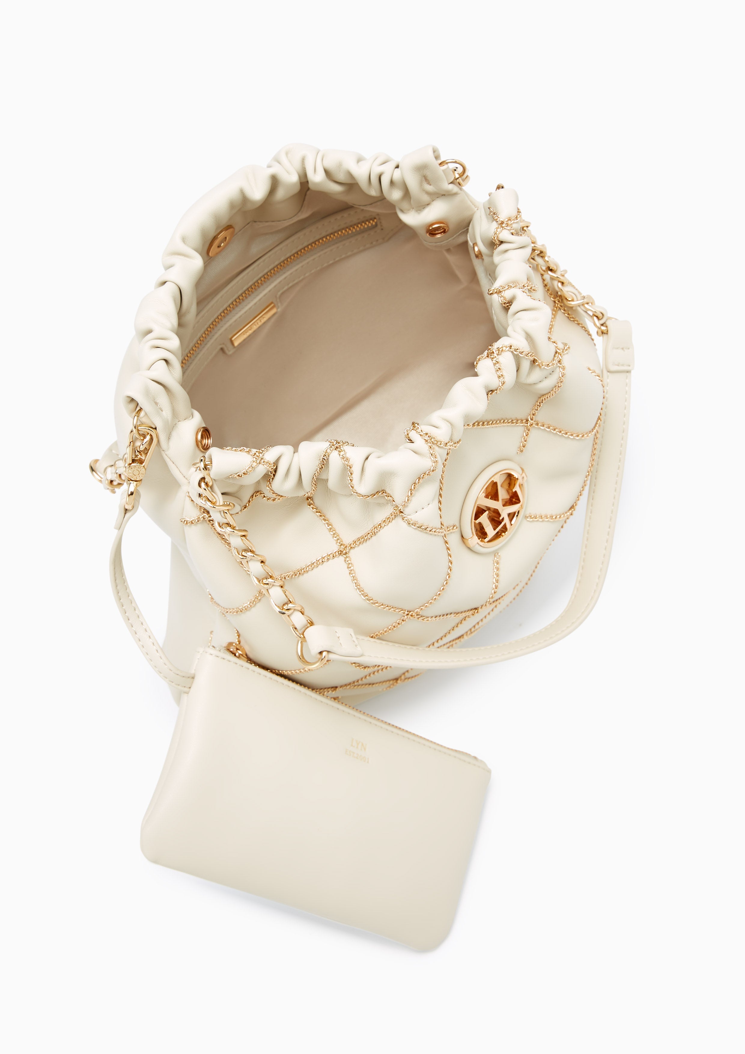 Fontia Chain M Shoulderbag Ivory