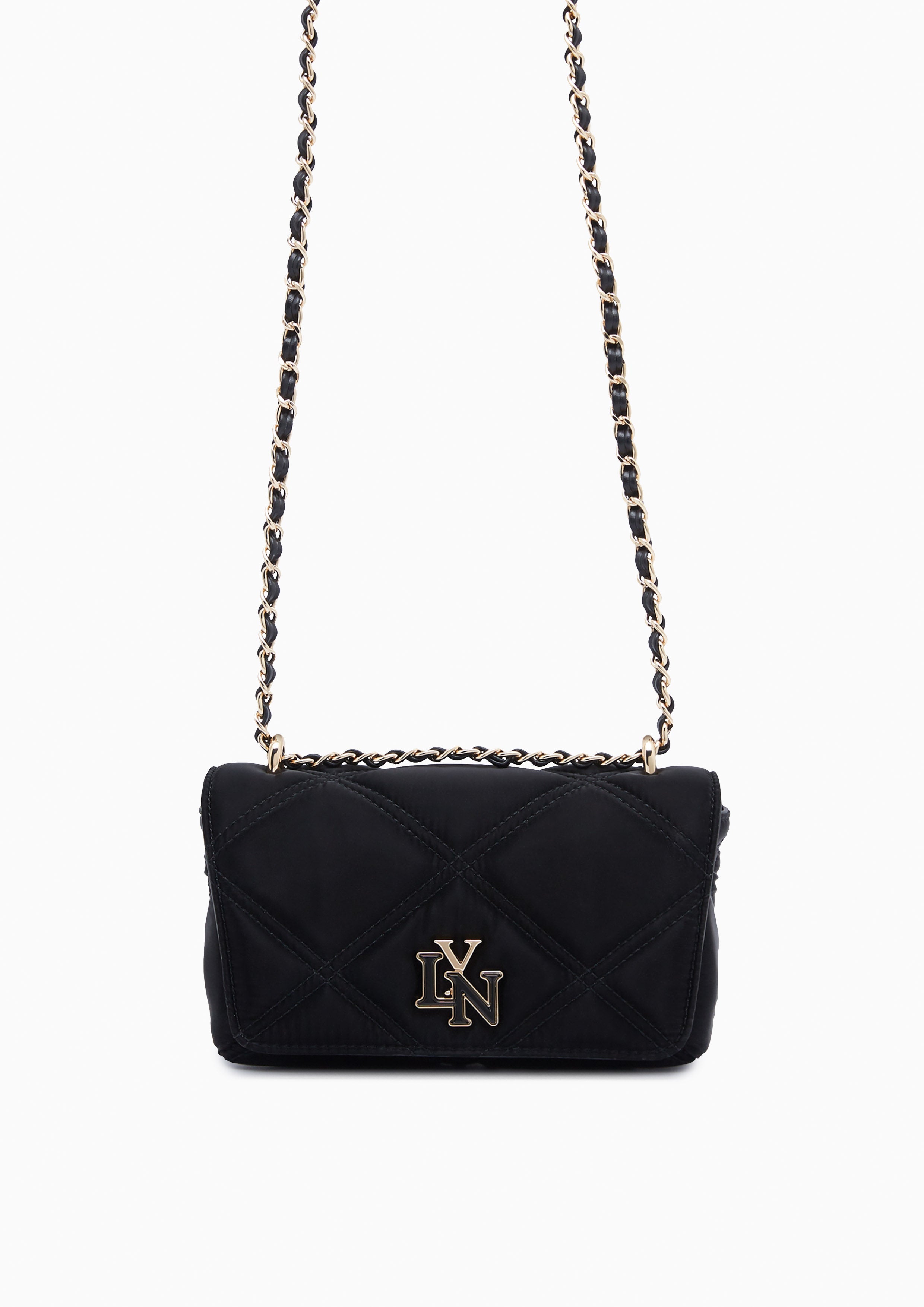 Maila Nylon Crossbody Bag Black