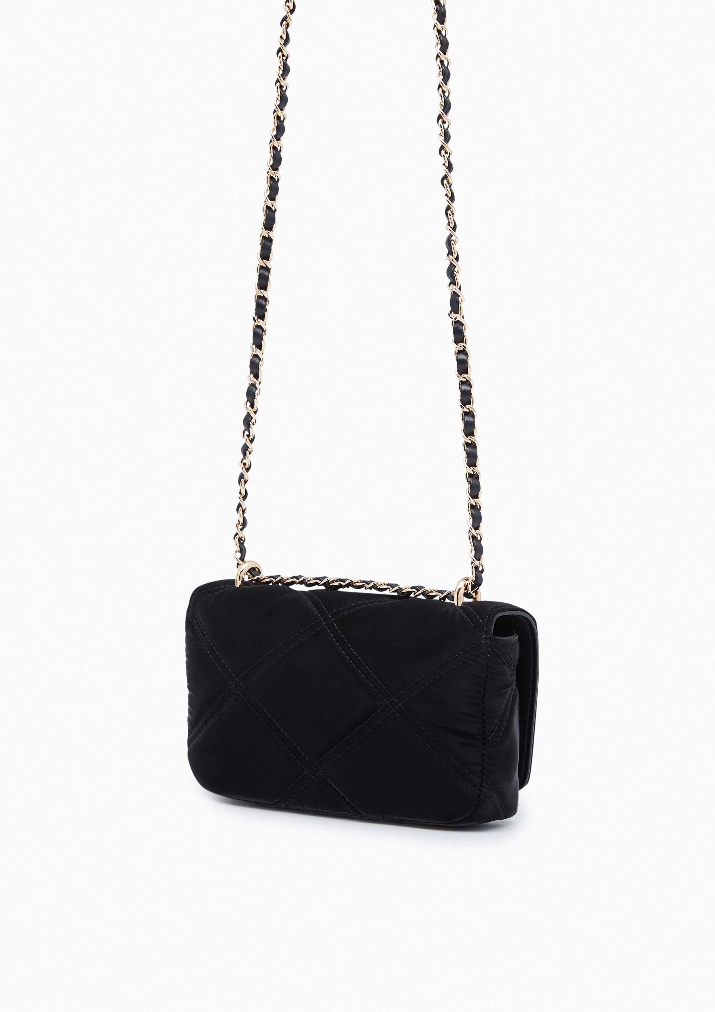 Maila Nylon Crossbody Bag Black