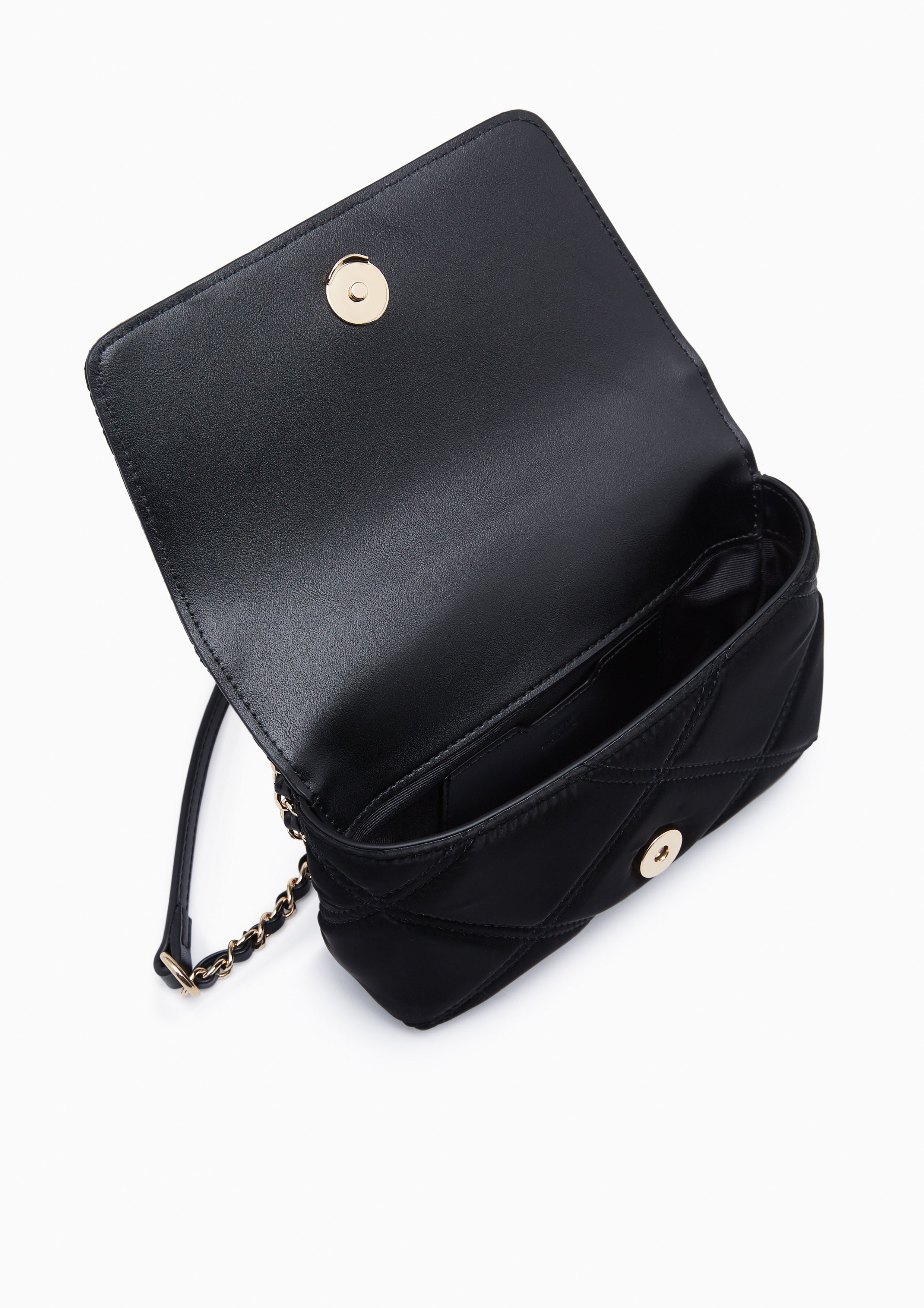 Maila Nylon Crossbody Bag Black