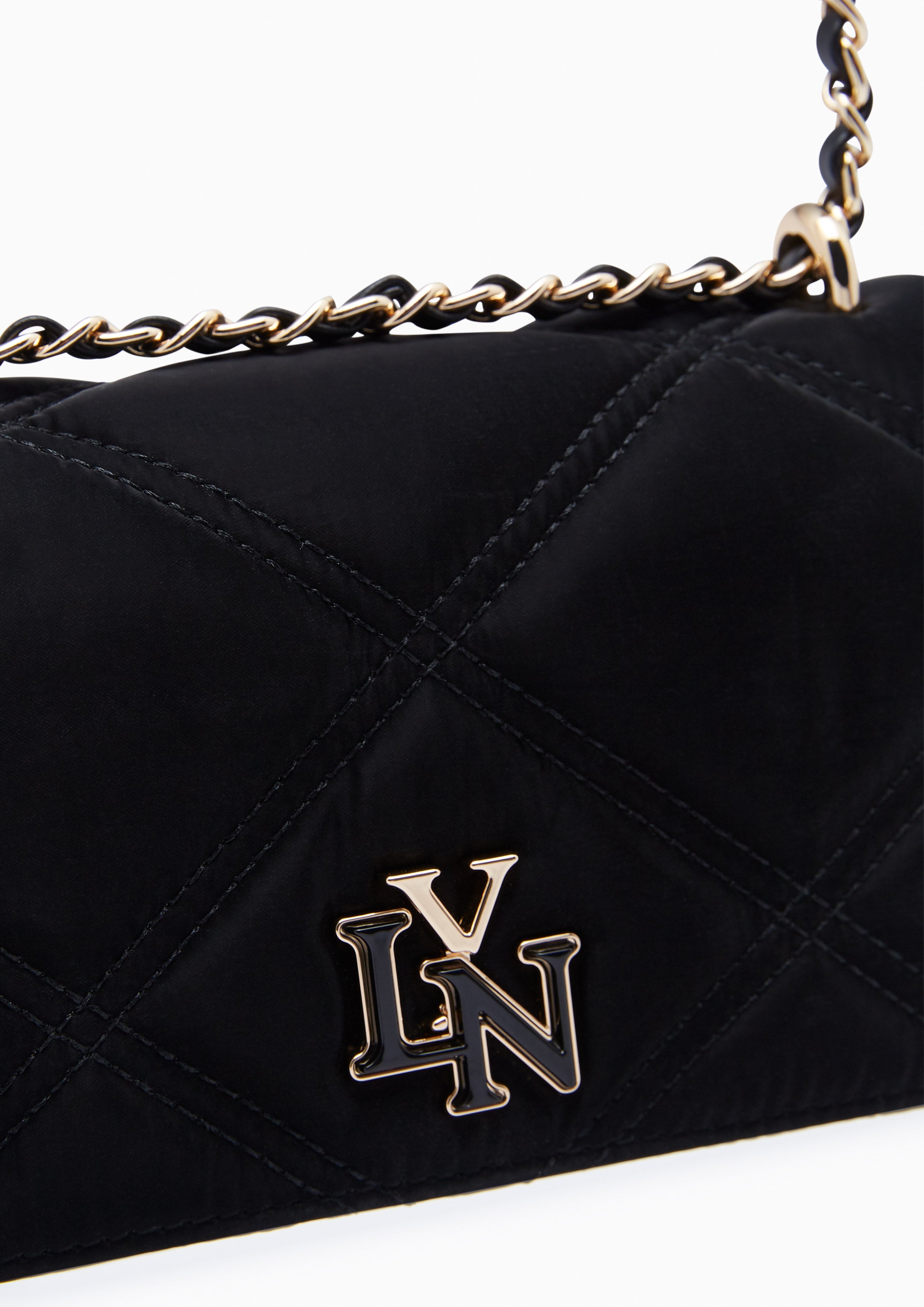 Maila Nylon Crossbody Bag Black