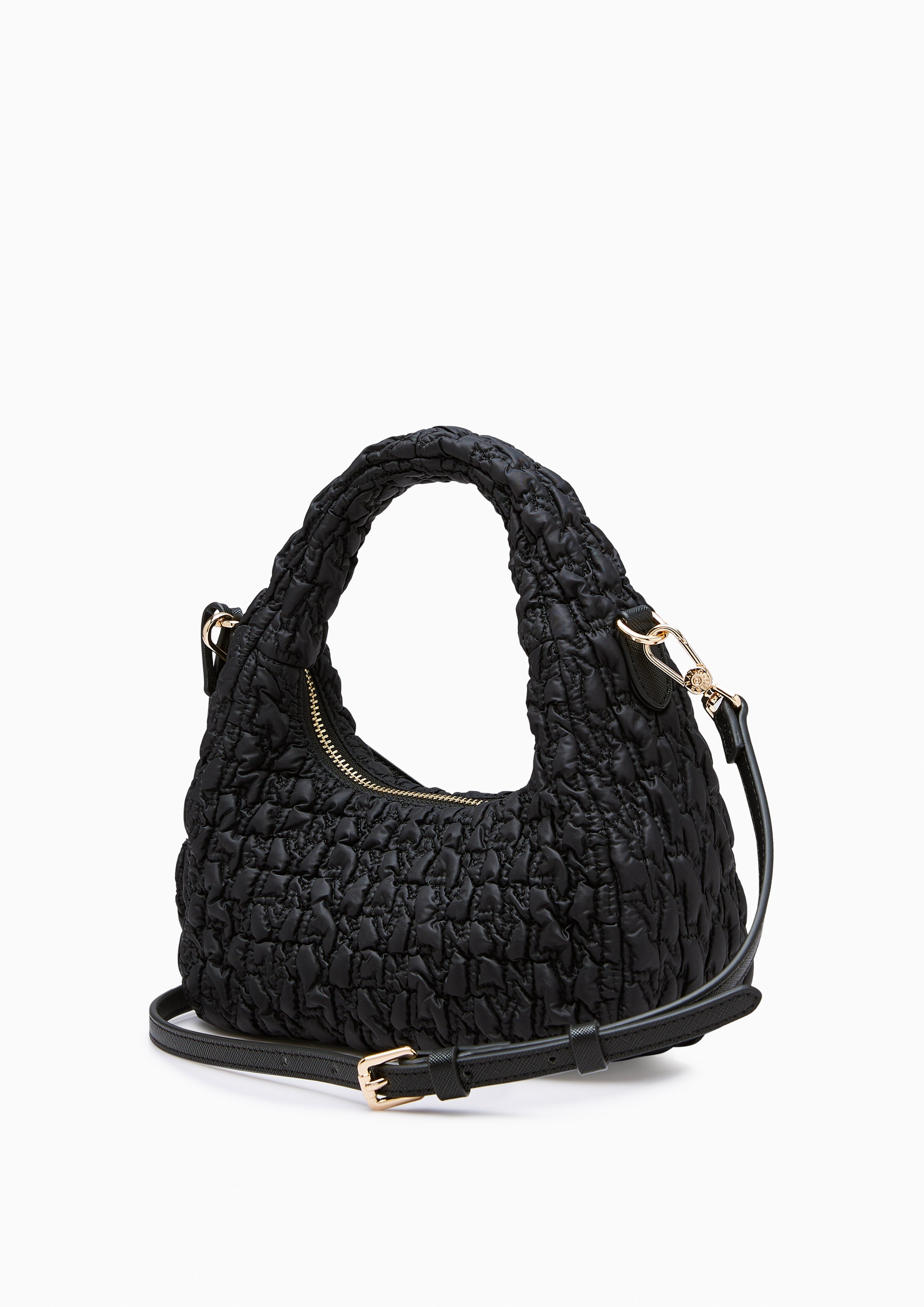 Roslyn Quilted Handbag Black