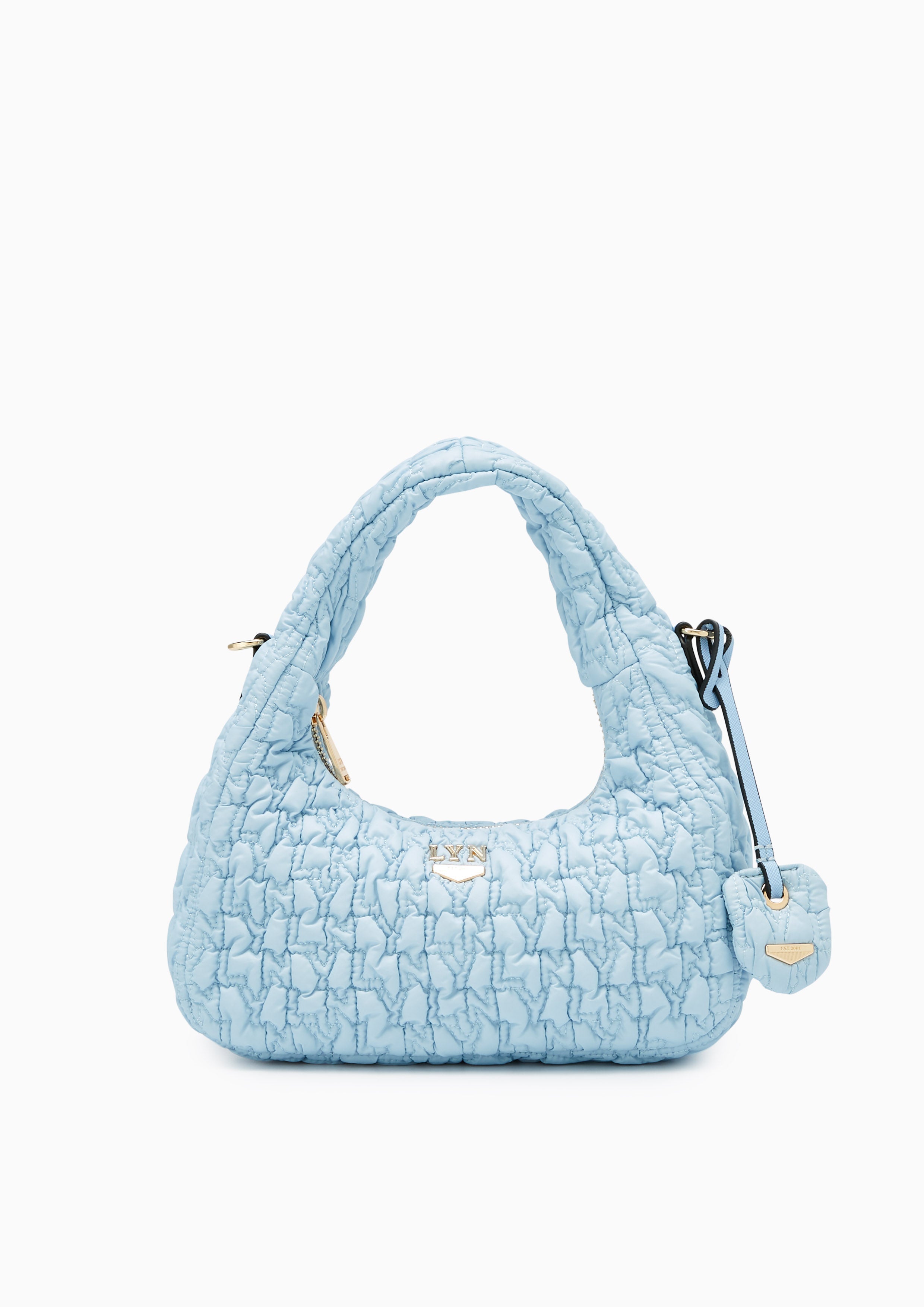 Roslyn Quilted Handbag Blue