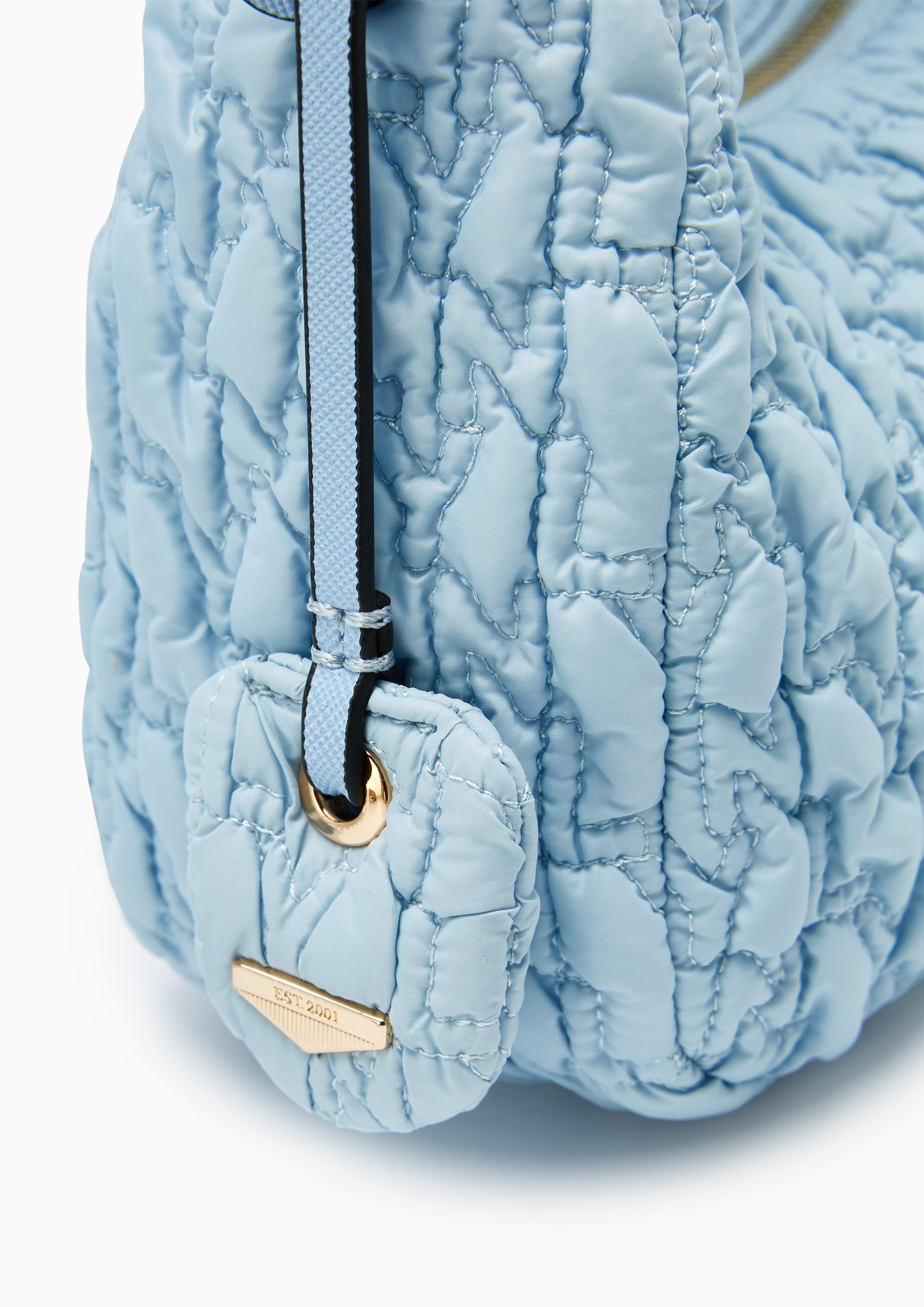 Roslyn Quilted Handbag Blue