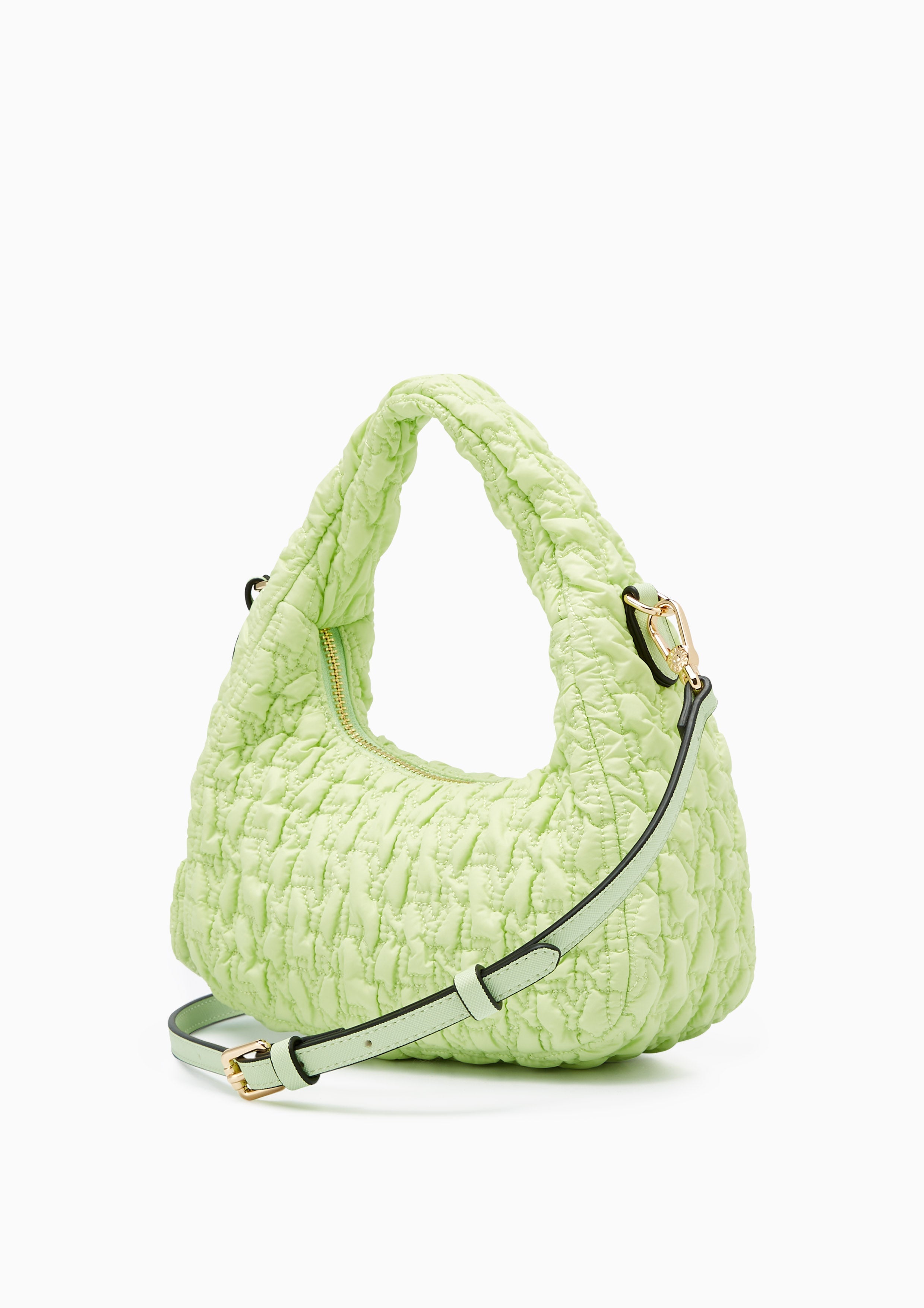 Roslyn Quilted Handbag Green