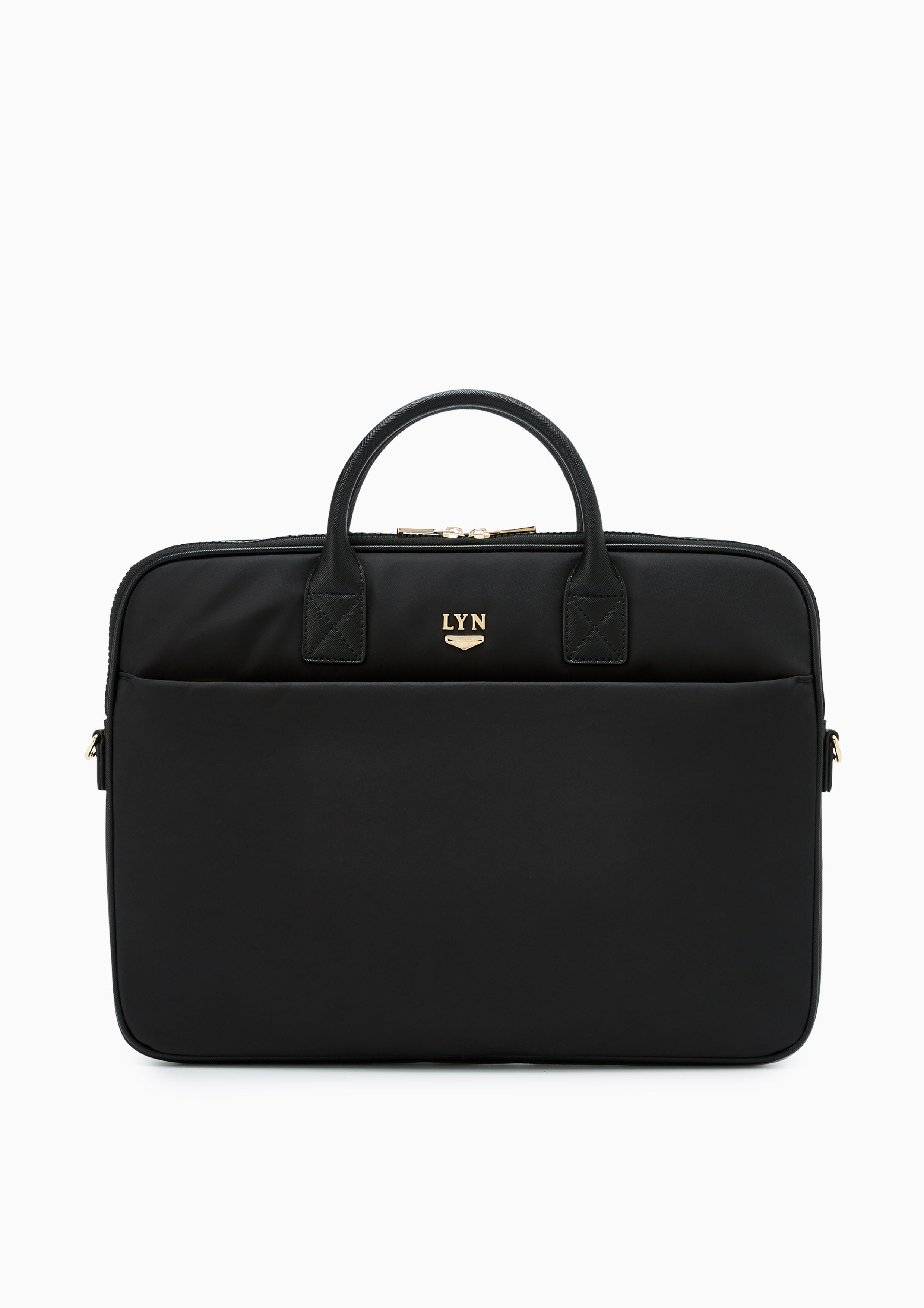 Roslyn Nylon Laptop Briefcase Black