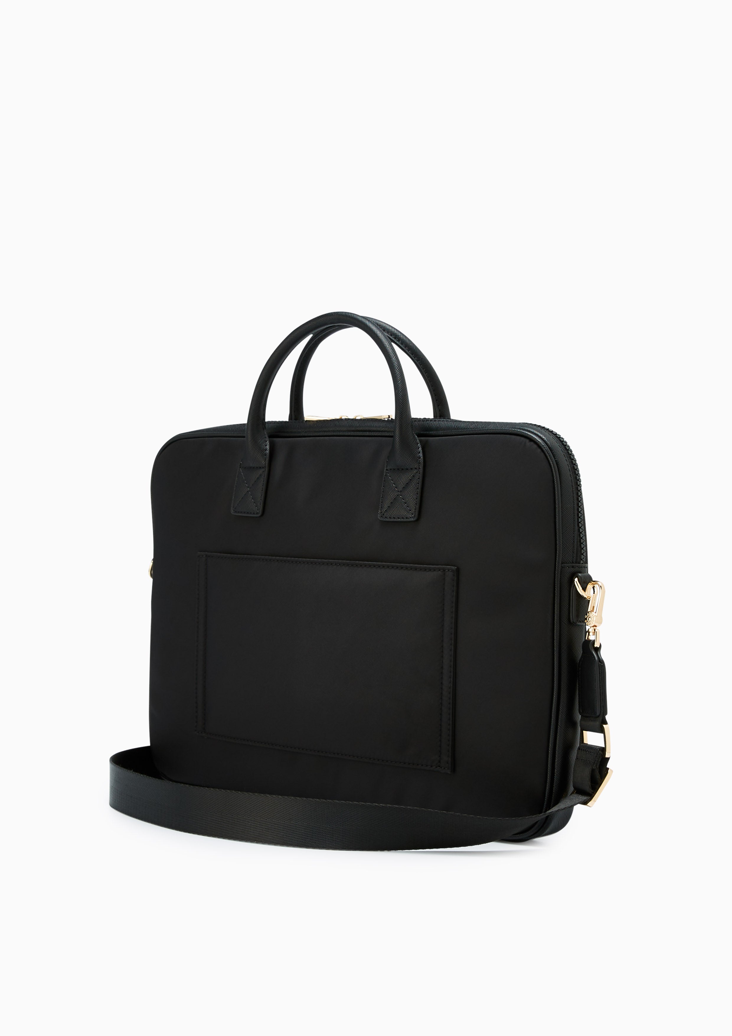 Roslyn Nylon Laptop Briefcase Black