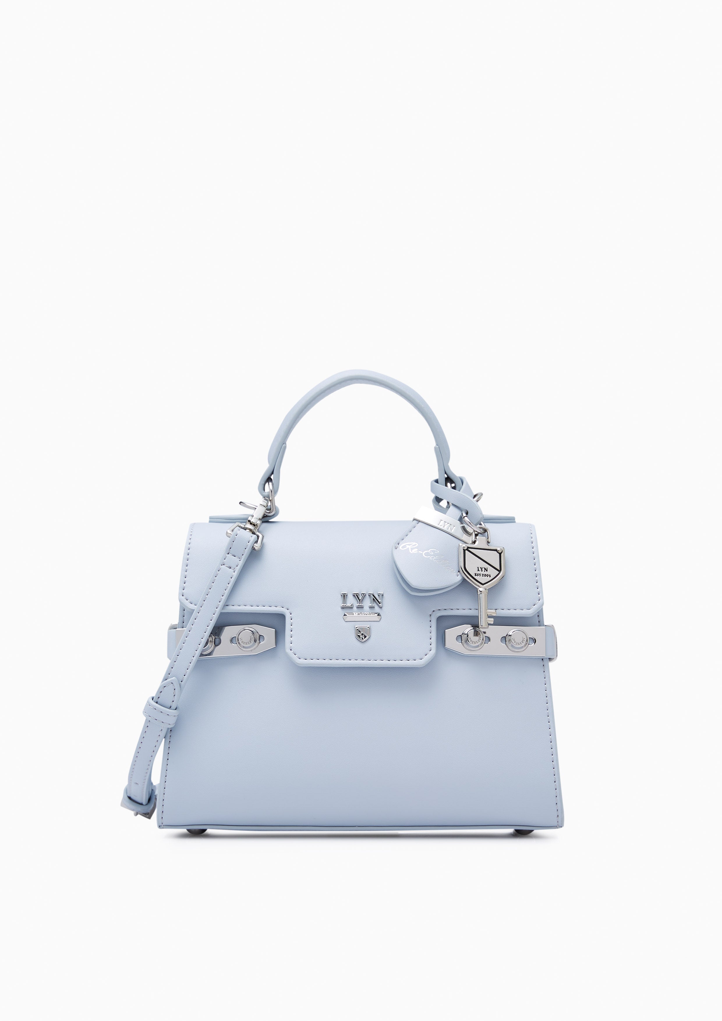 Re-Edit Ray Fineness S Handbag Light Blue