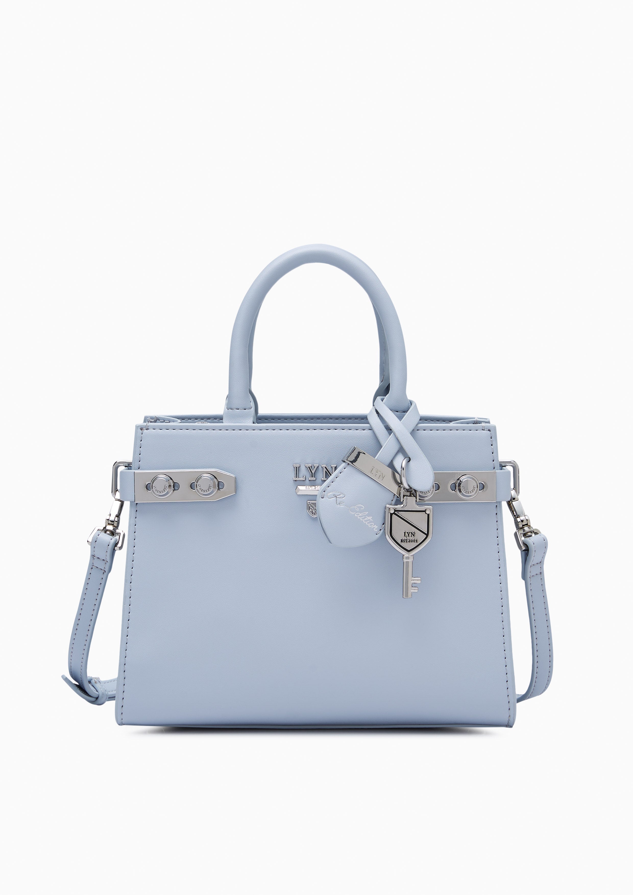 Re-Edit Ray Fineness Flap S Crossbody Bag Light Blue