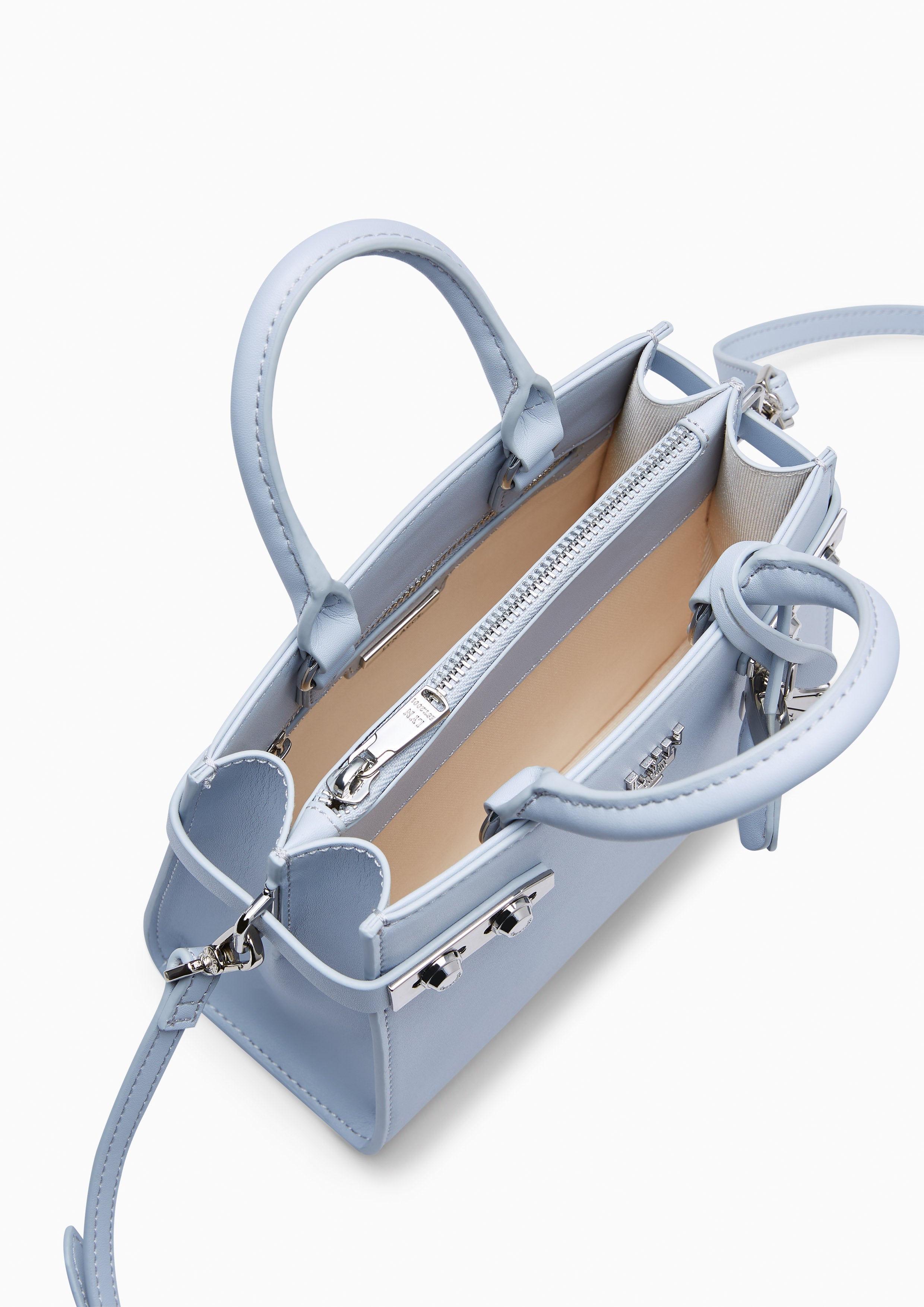 Re-Edit Ray Fineness Flap S Crossbody Bag Light Blue