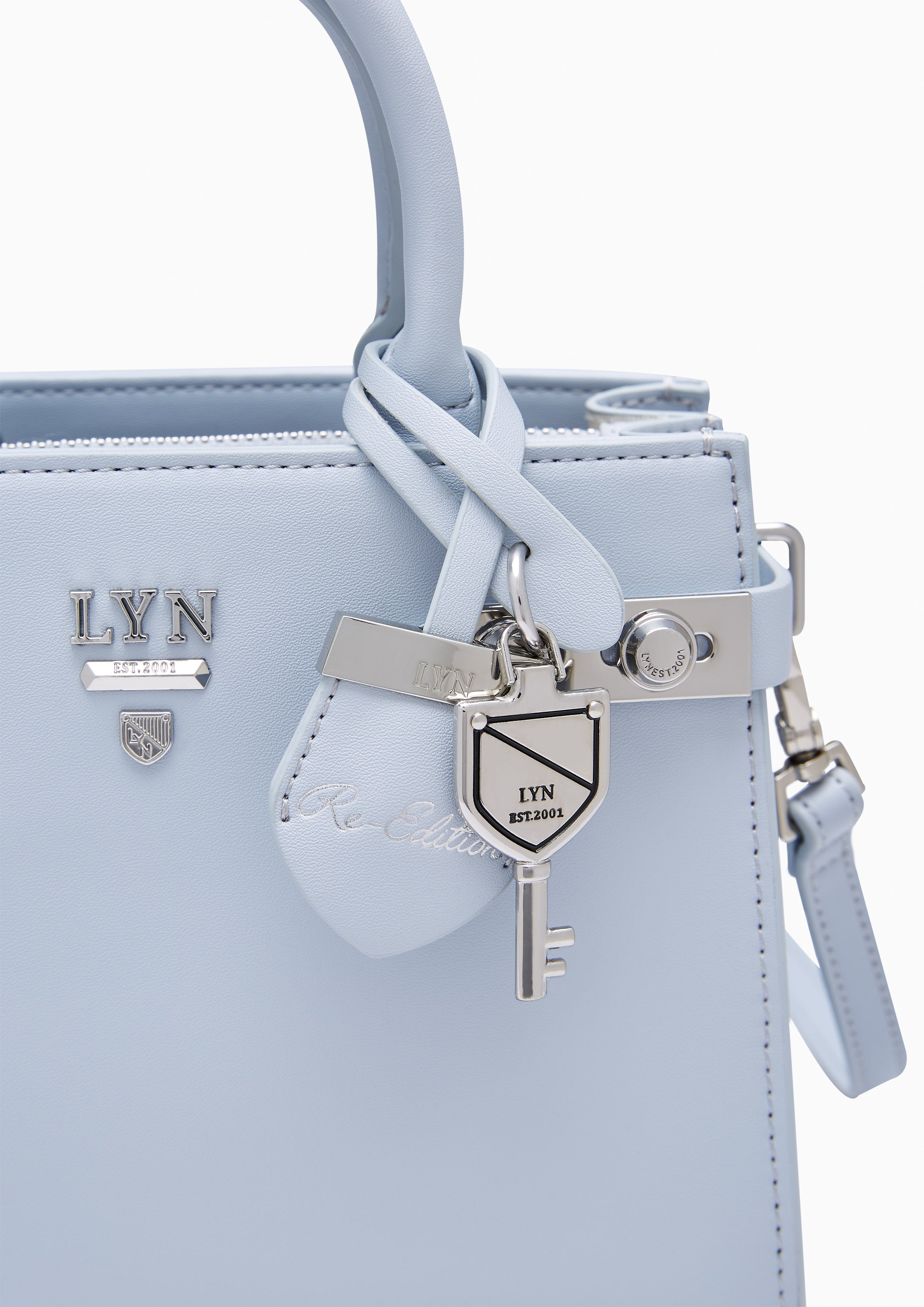 Re-Edit Ray Fineness Flap S Crossbody Bag Light Blue